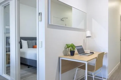 Bed in MainStay Suites Mackay