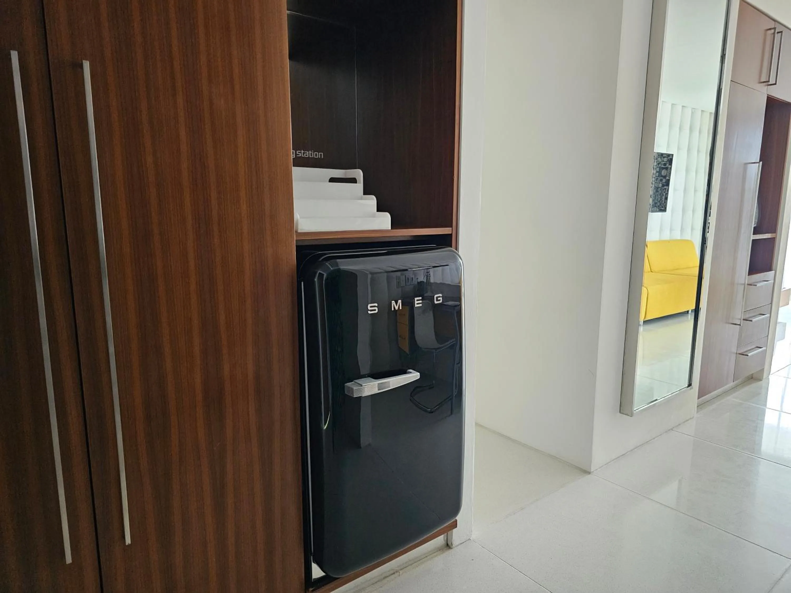 Kitchen or kitchenette in Chill Hotel Seminyak