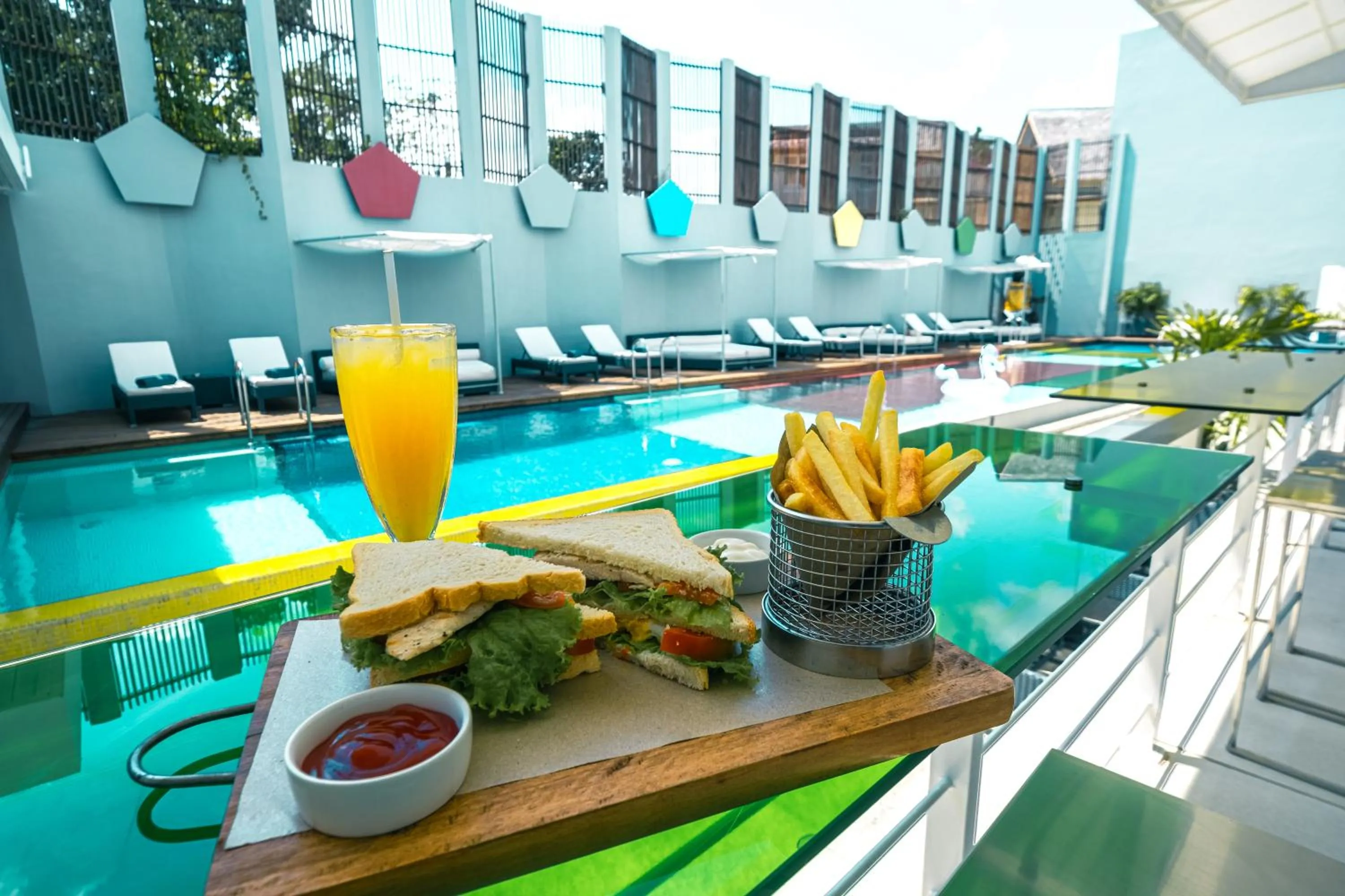 Food close-up in Chill Hotel Seminyak