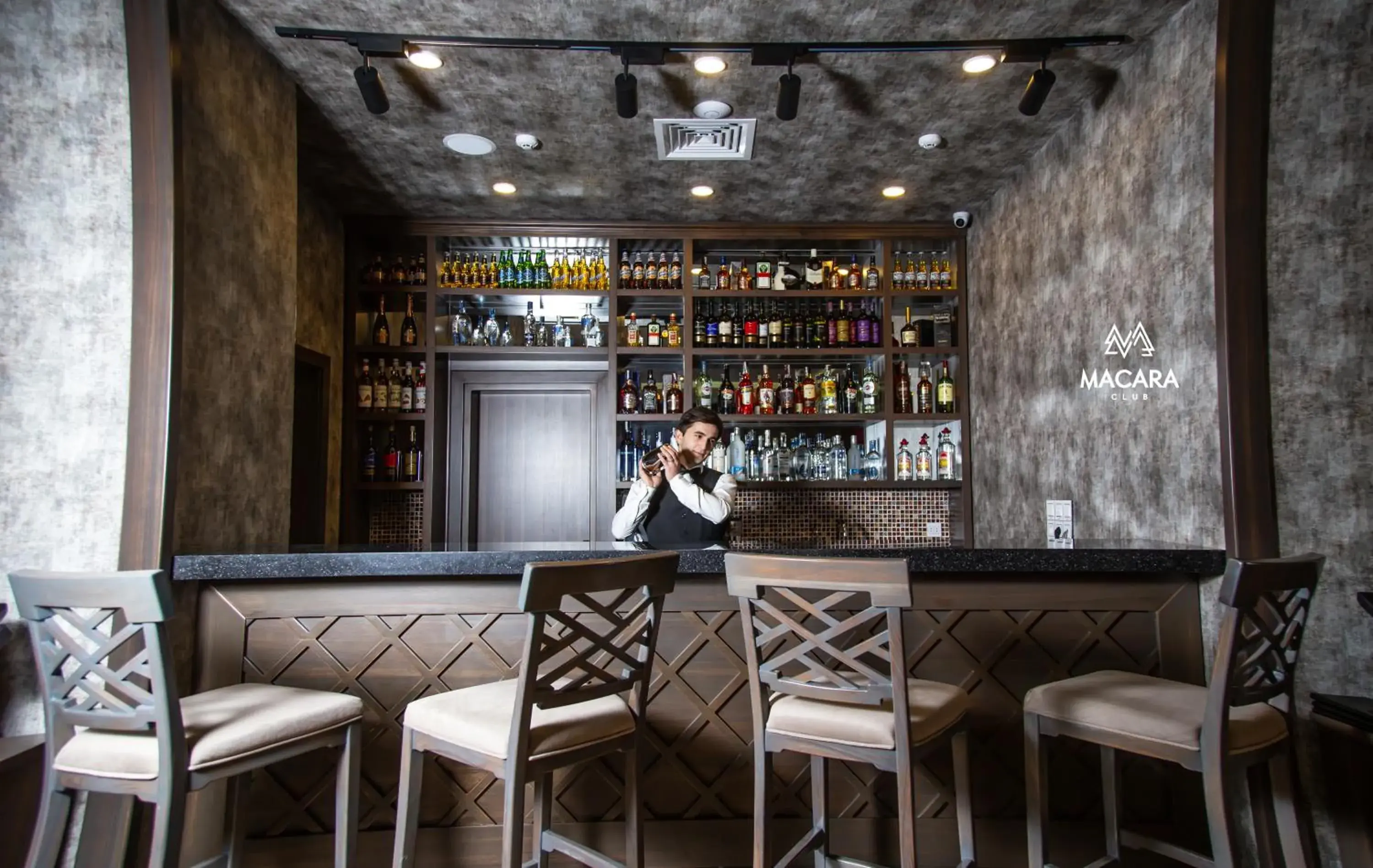 Lounge or bar in Macara Sheki City Hotel Lounge or bar in Macara Sheki City Hotel