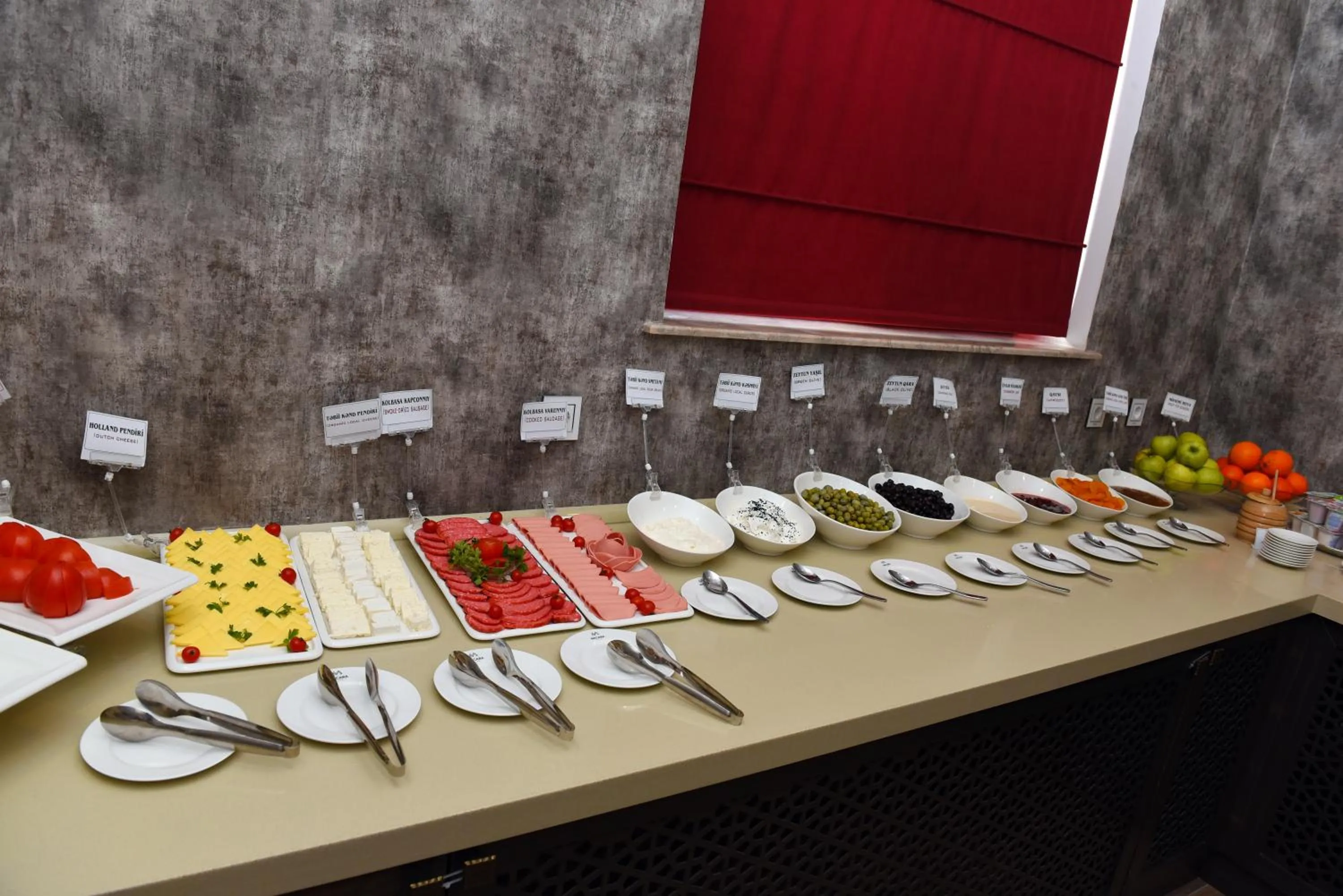 Breakfast in Macara Sheki City Hotel