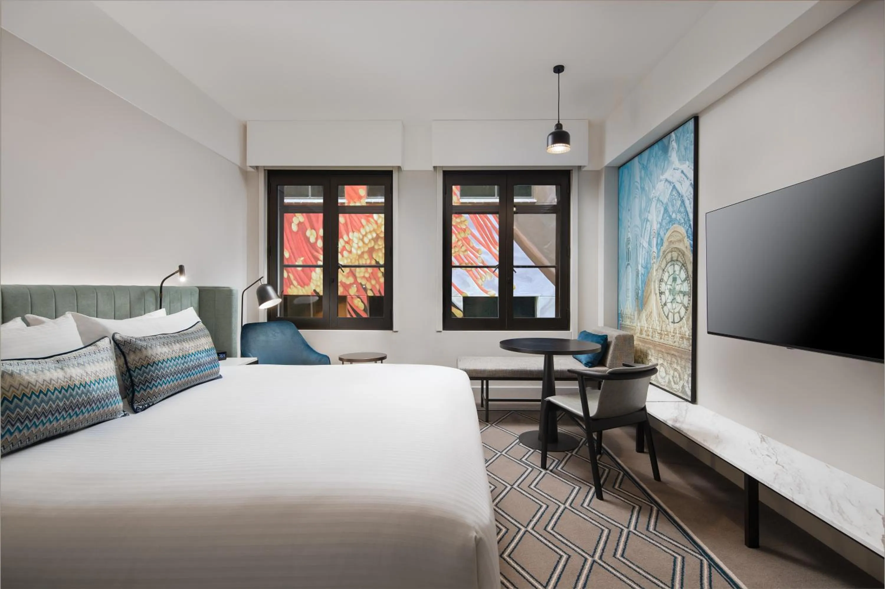 Bedroom, Bed in Hilton Melbourne Little Queen Street