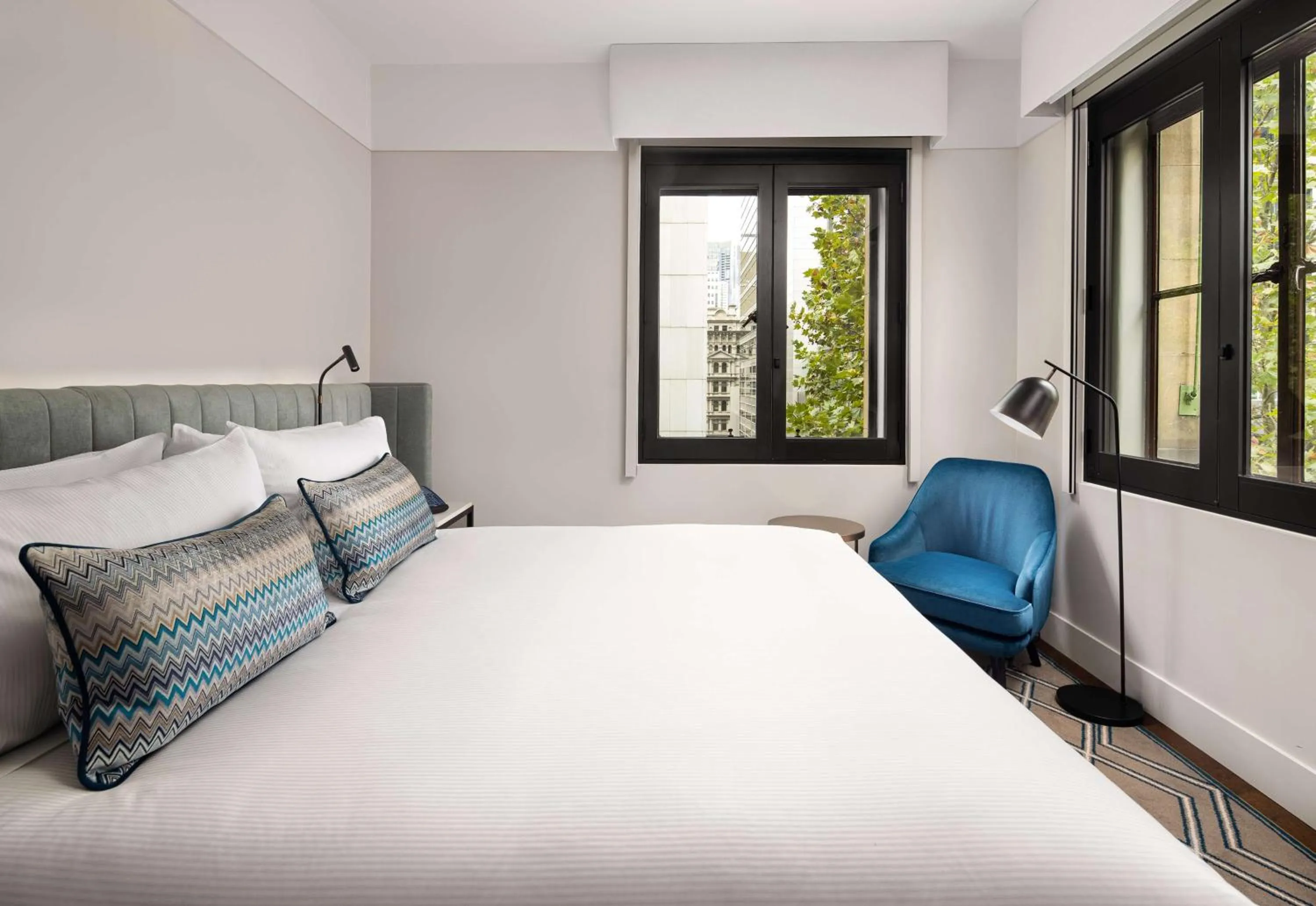 Bed in Hilton Melbourne Little Queen Street