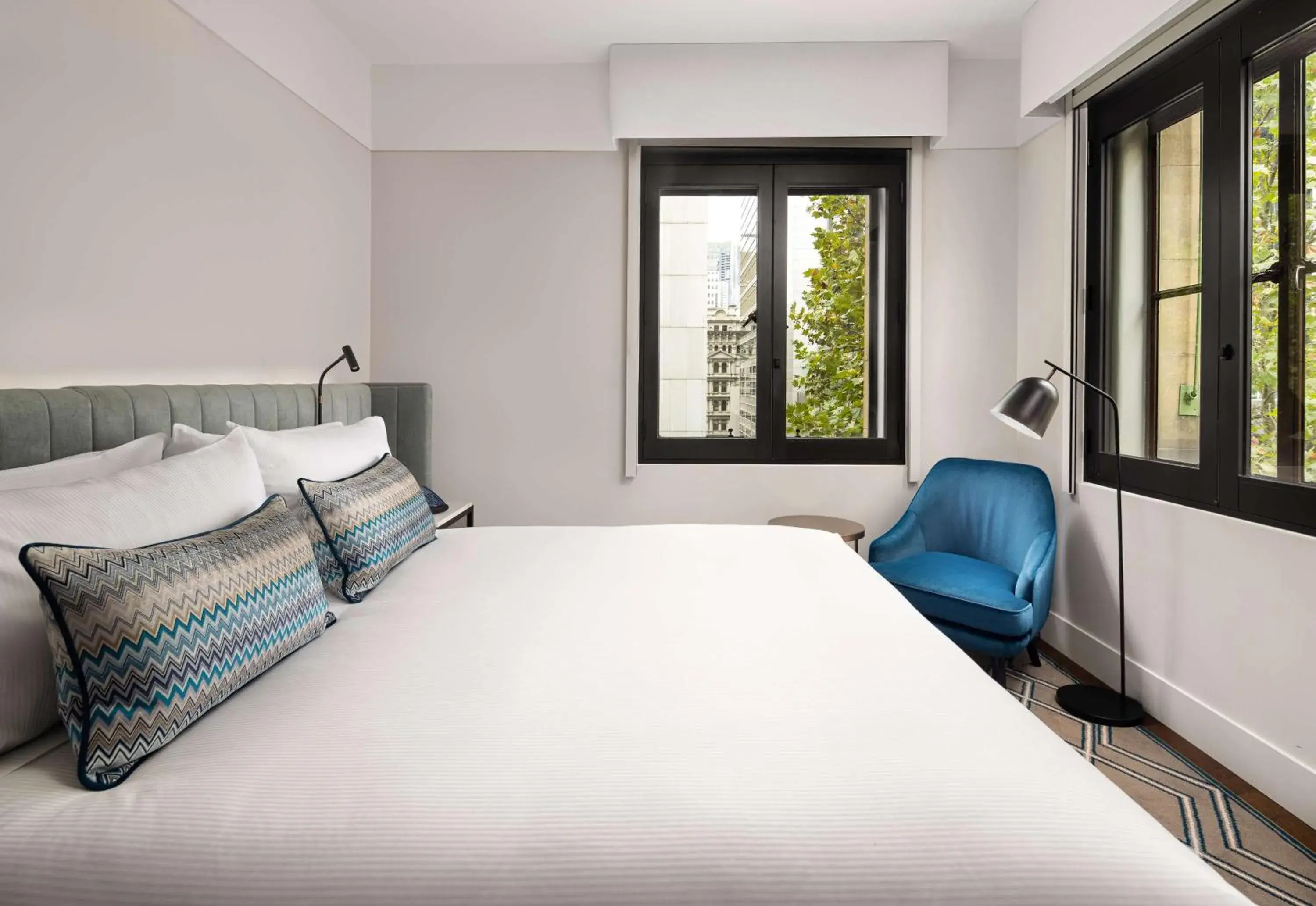 Bed in Hilton Melbourne Little Queen Street Bed in Hilton Melbourne Little Queen Street