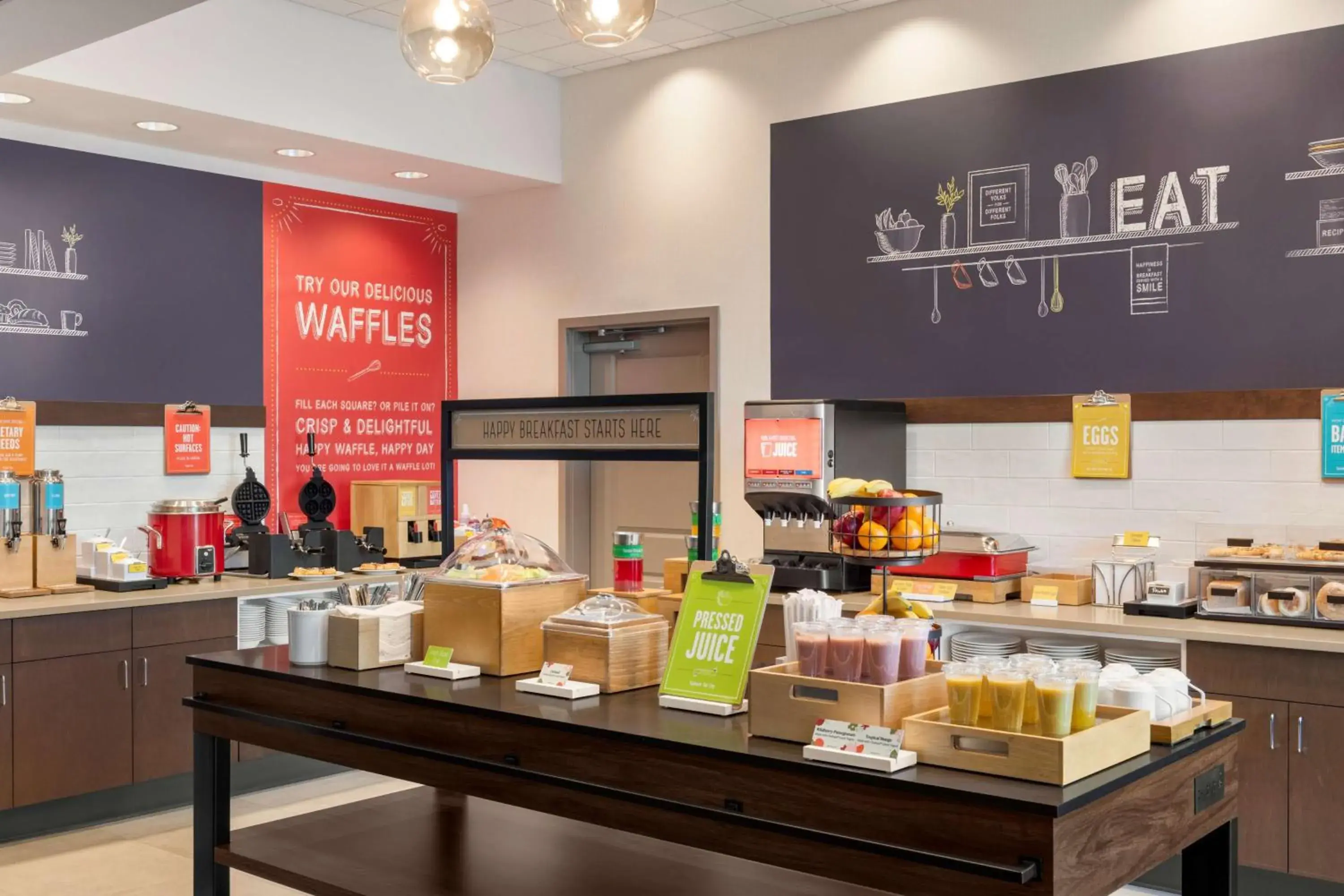 Breakfast in Hampton Inn & Suites Kelowna, British Columbia, Canada Breakfast in Hampton Inn & Suites Kelowna, British Columbia, Canada