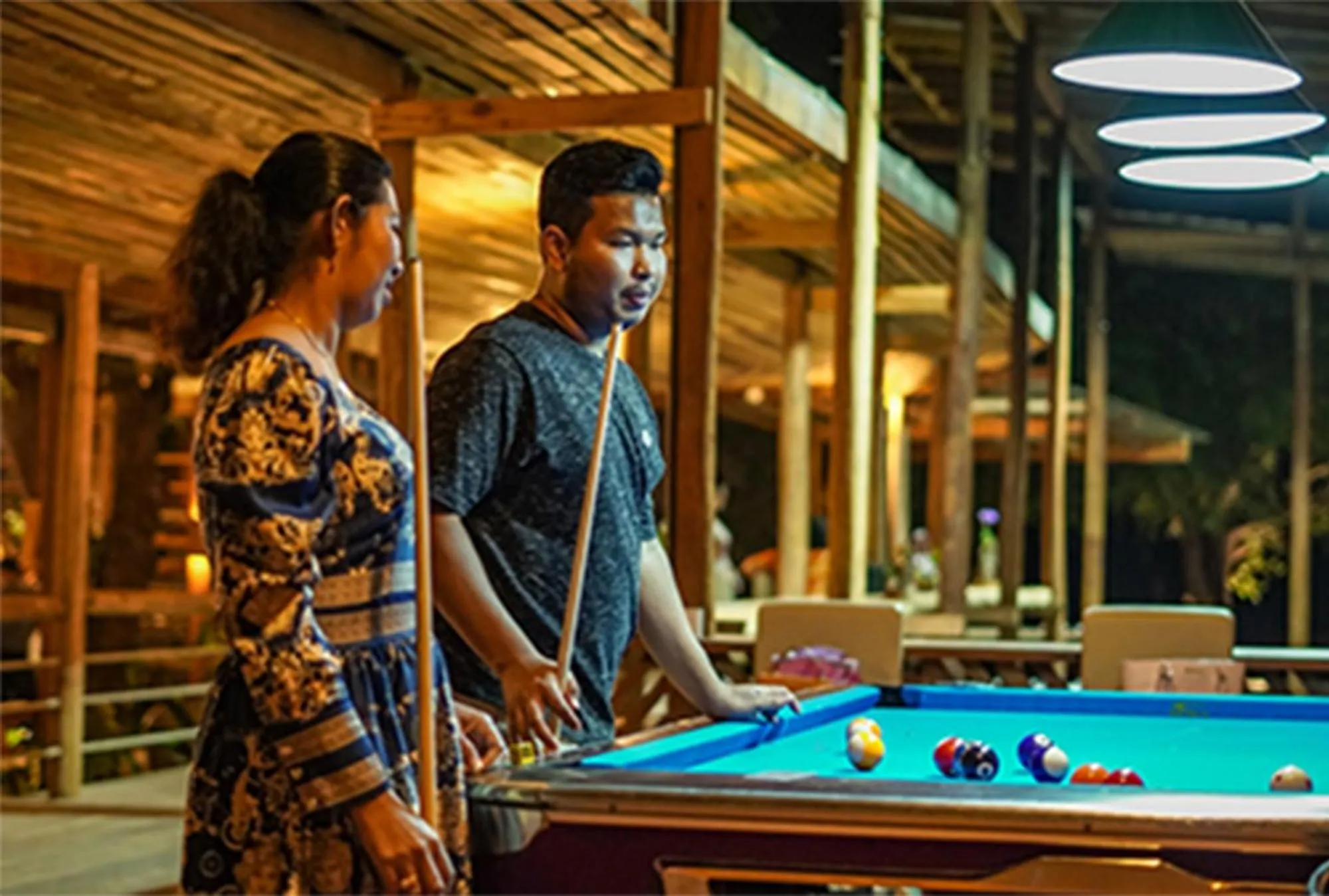 Billiard in Peam Snea Resort