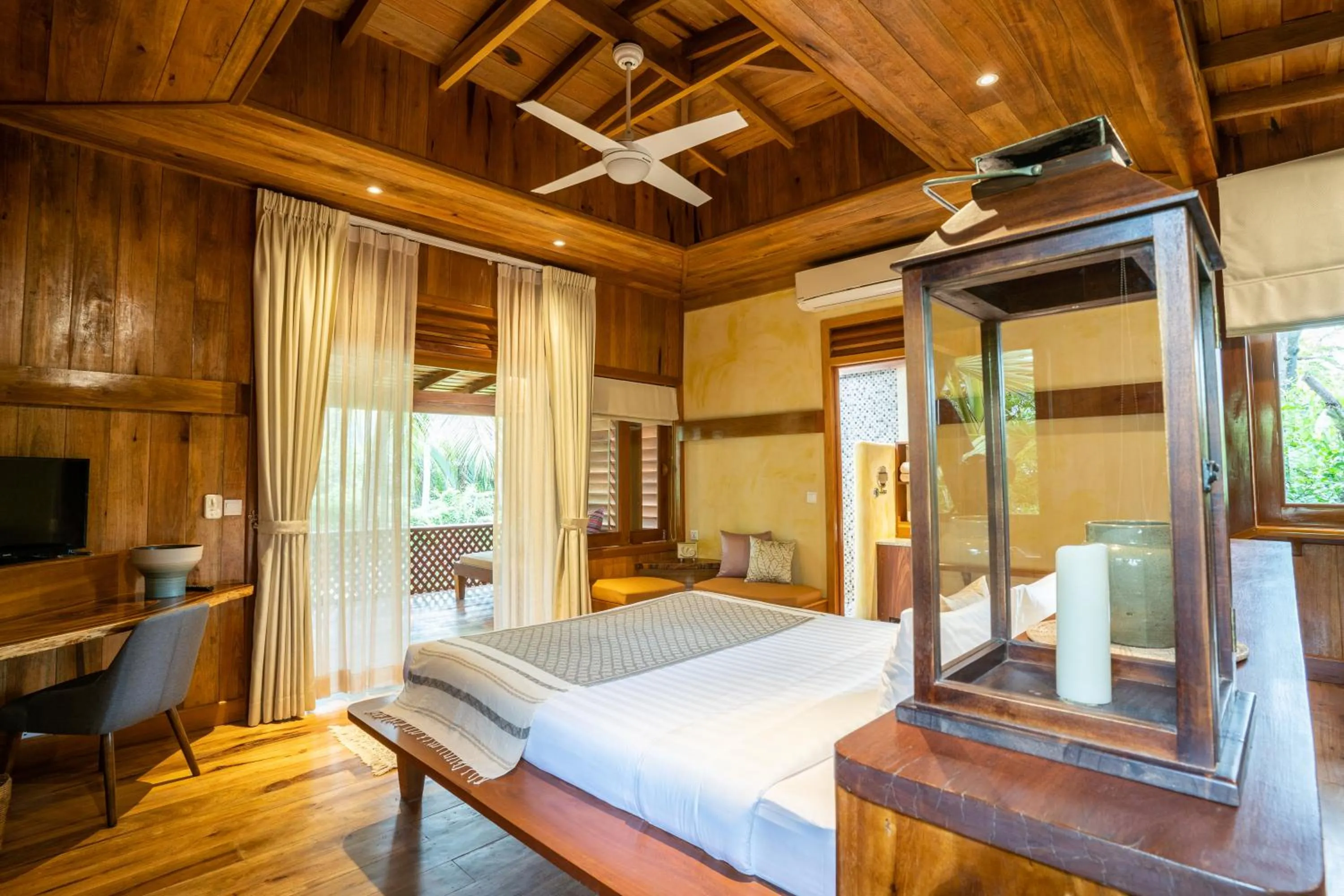 Bed in Peam Snea Resort