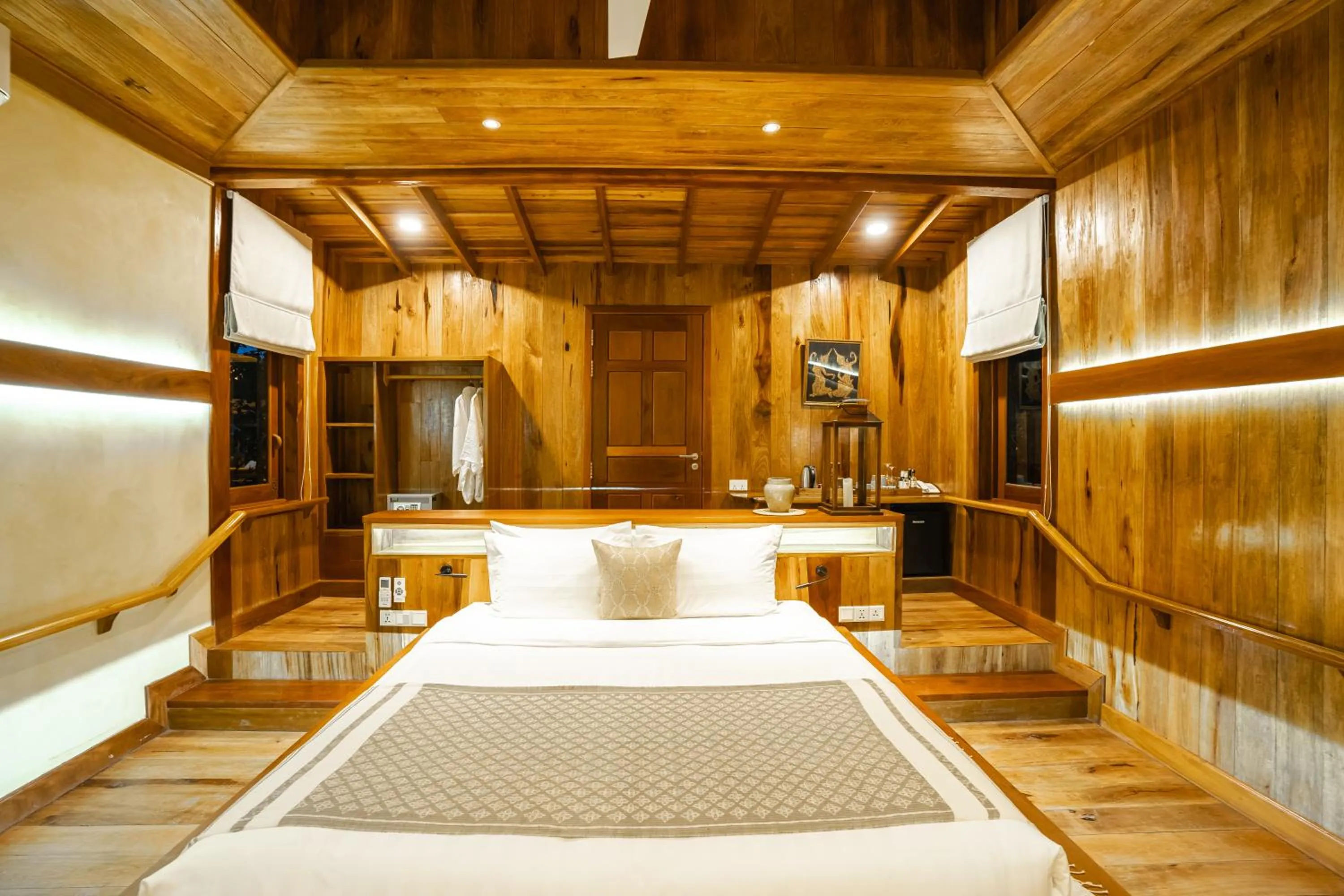 Bed in Peam Snea Resort