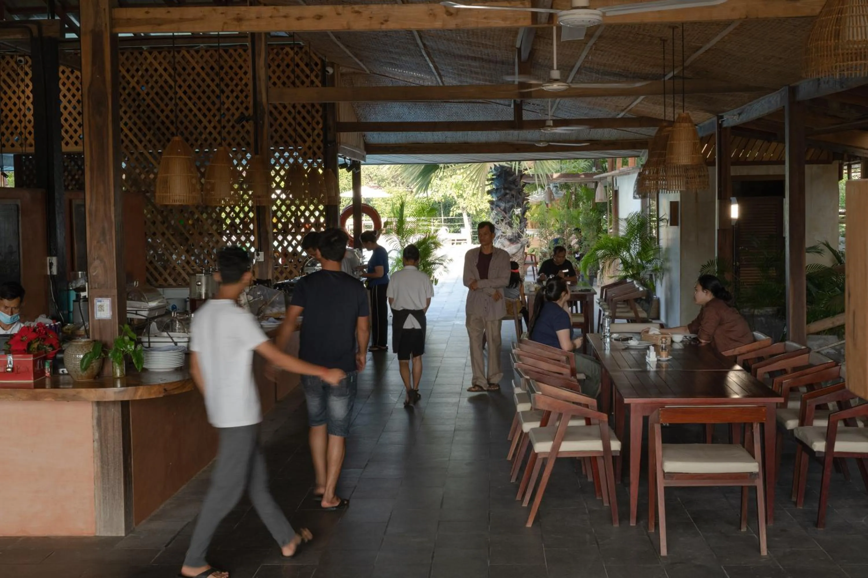 Breakfast in Peam Snea Resort