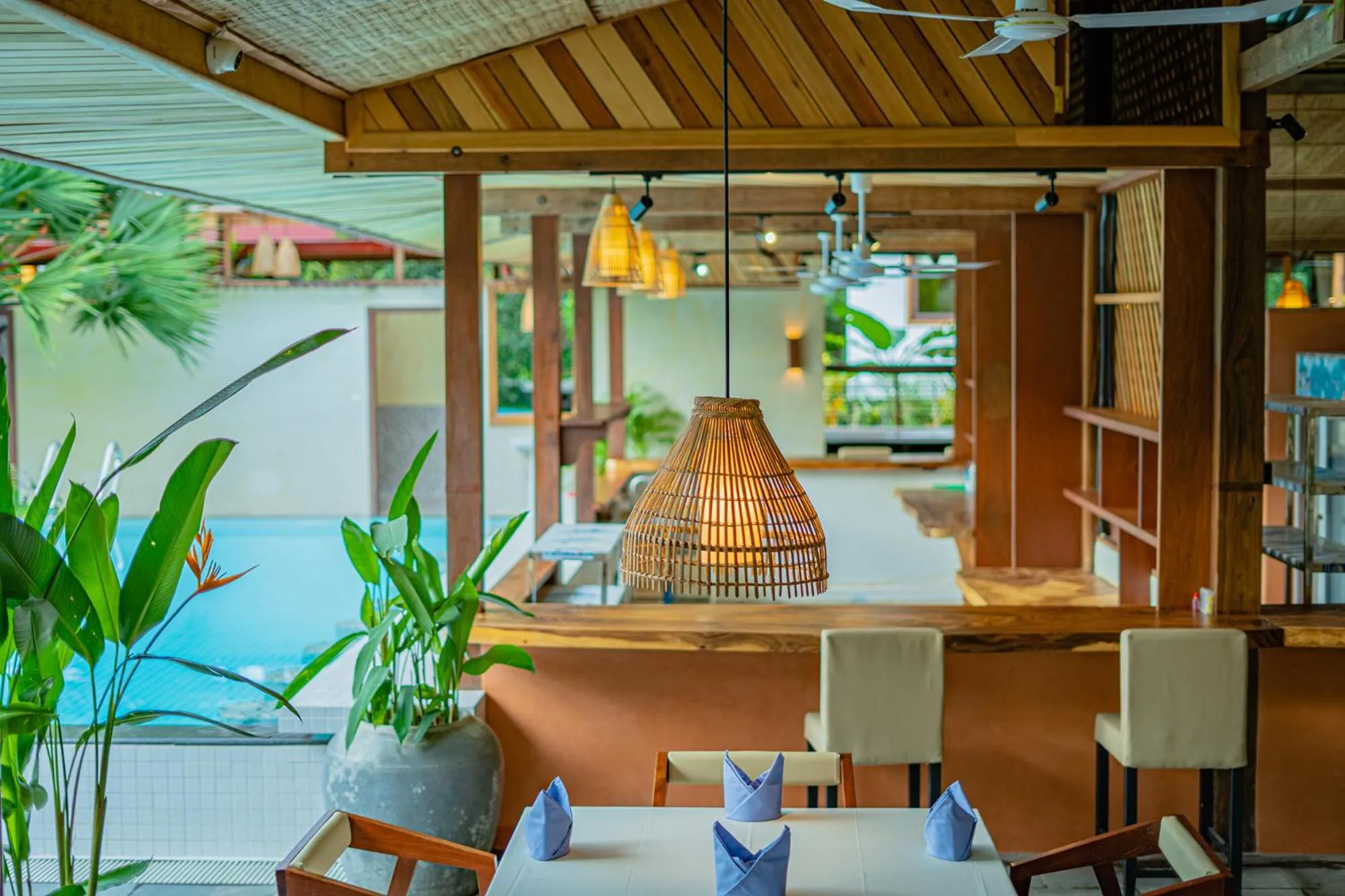 Seating area in Peam Snea Resort