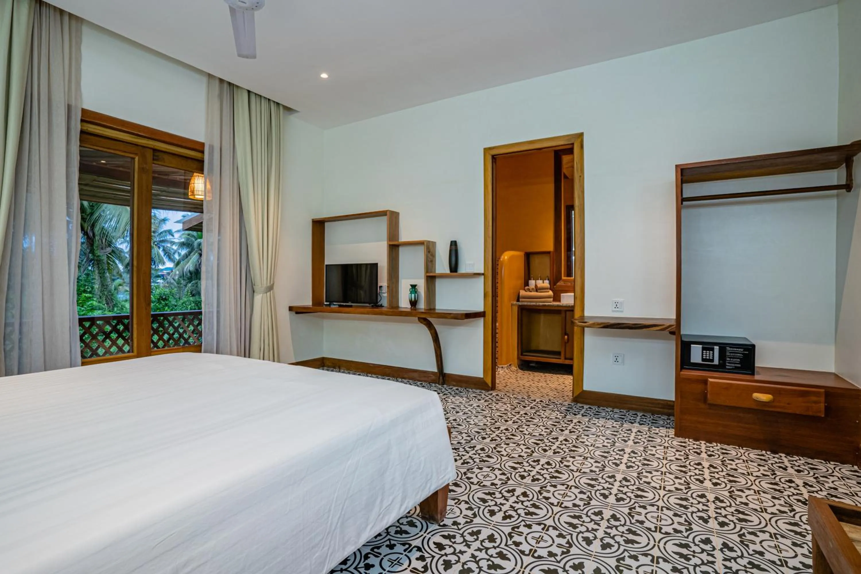 Bed in Peam Snea Resort