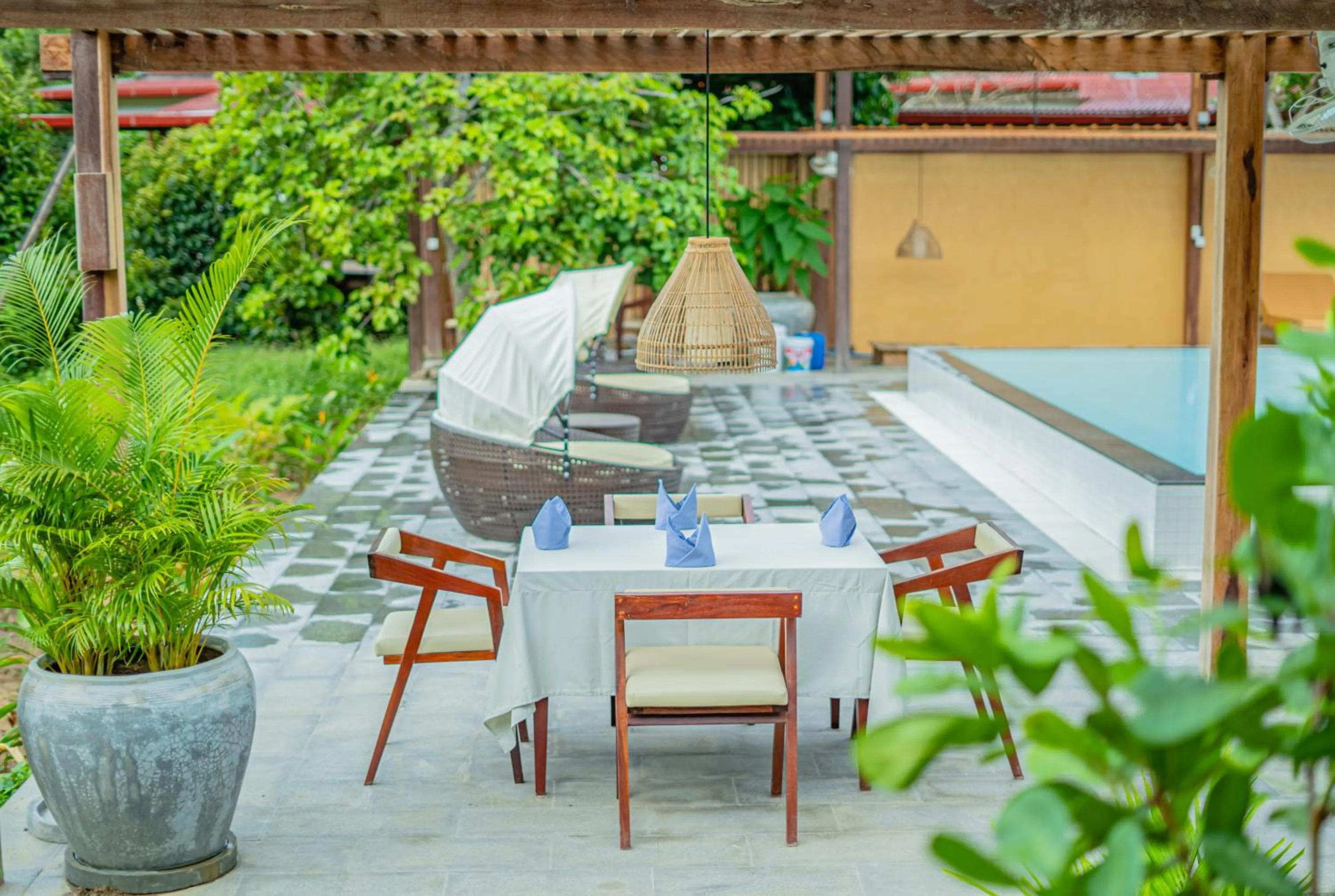 Seating area in Peam Snea Resort