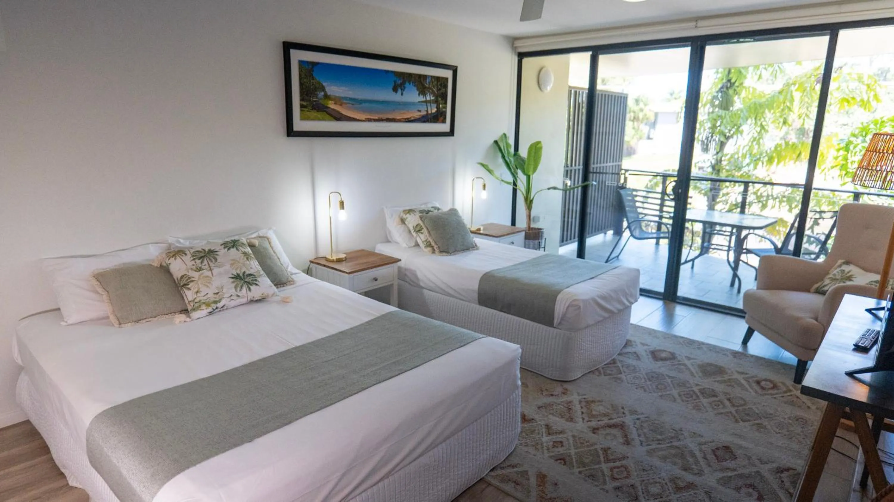 Bed in Agnes Water Beach Club