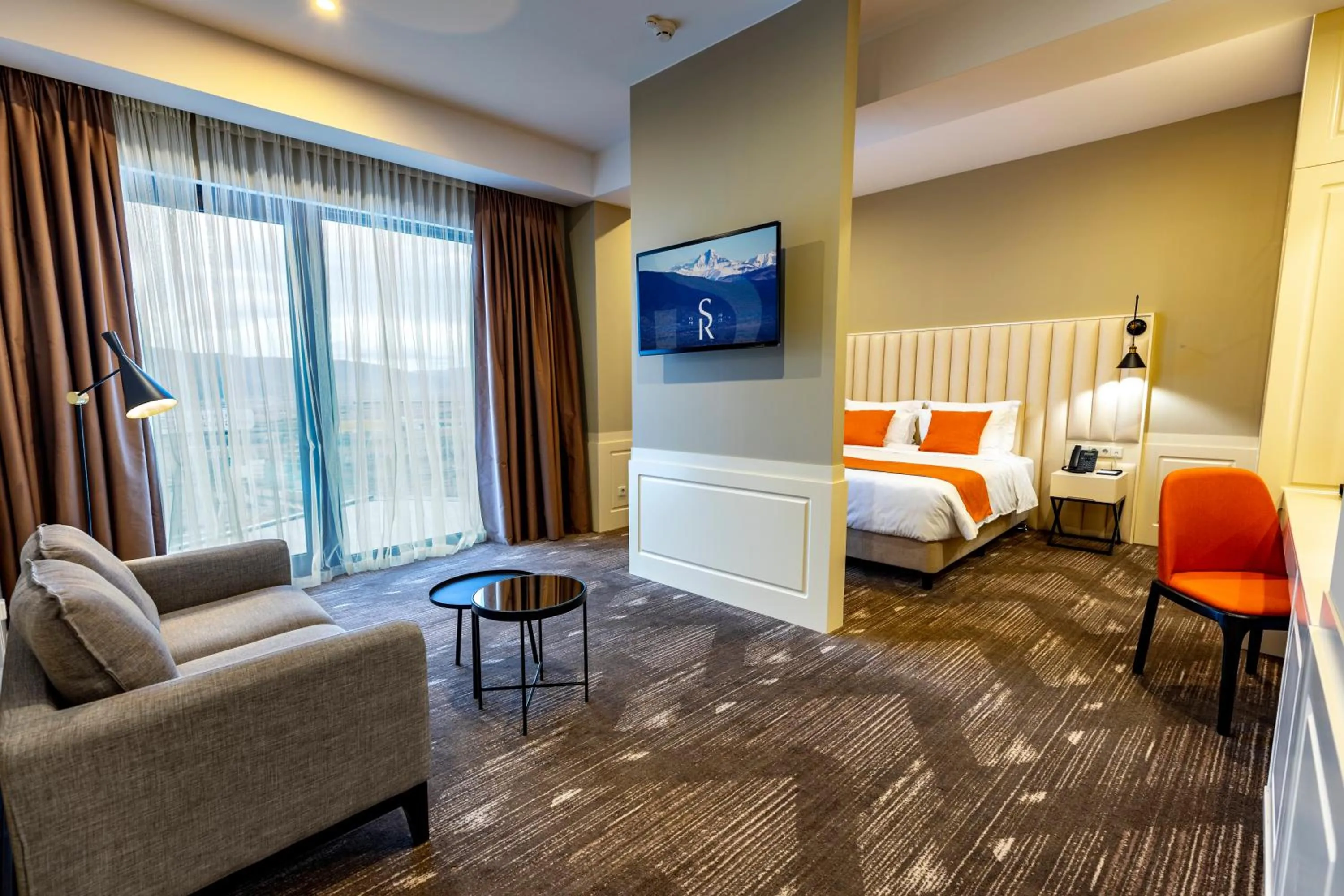 Bed in Sevsamora Resort & Spa