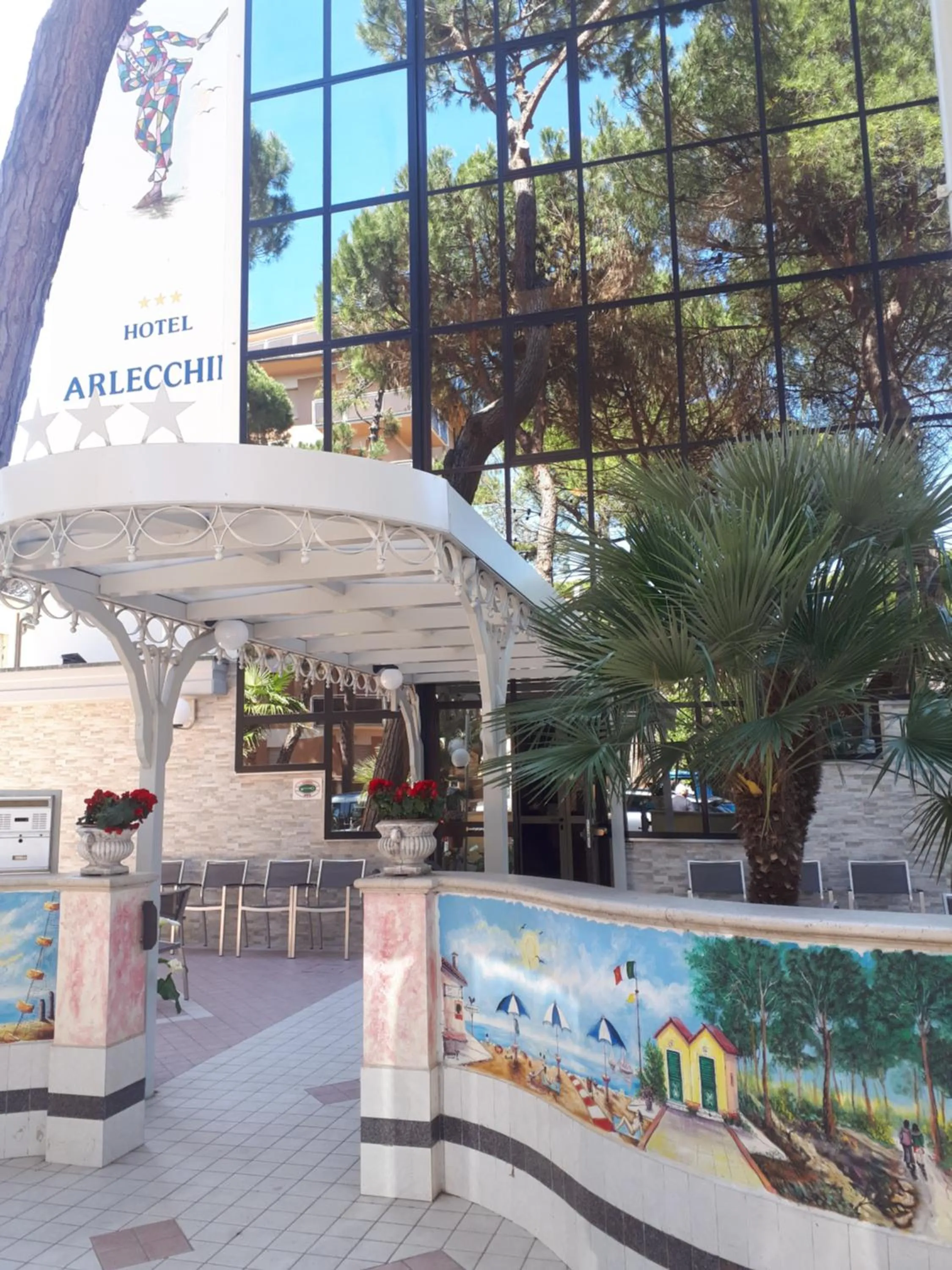 Property building in Hotel Arlecchino