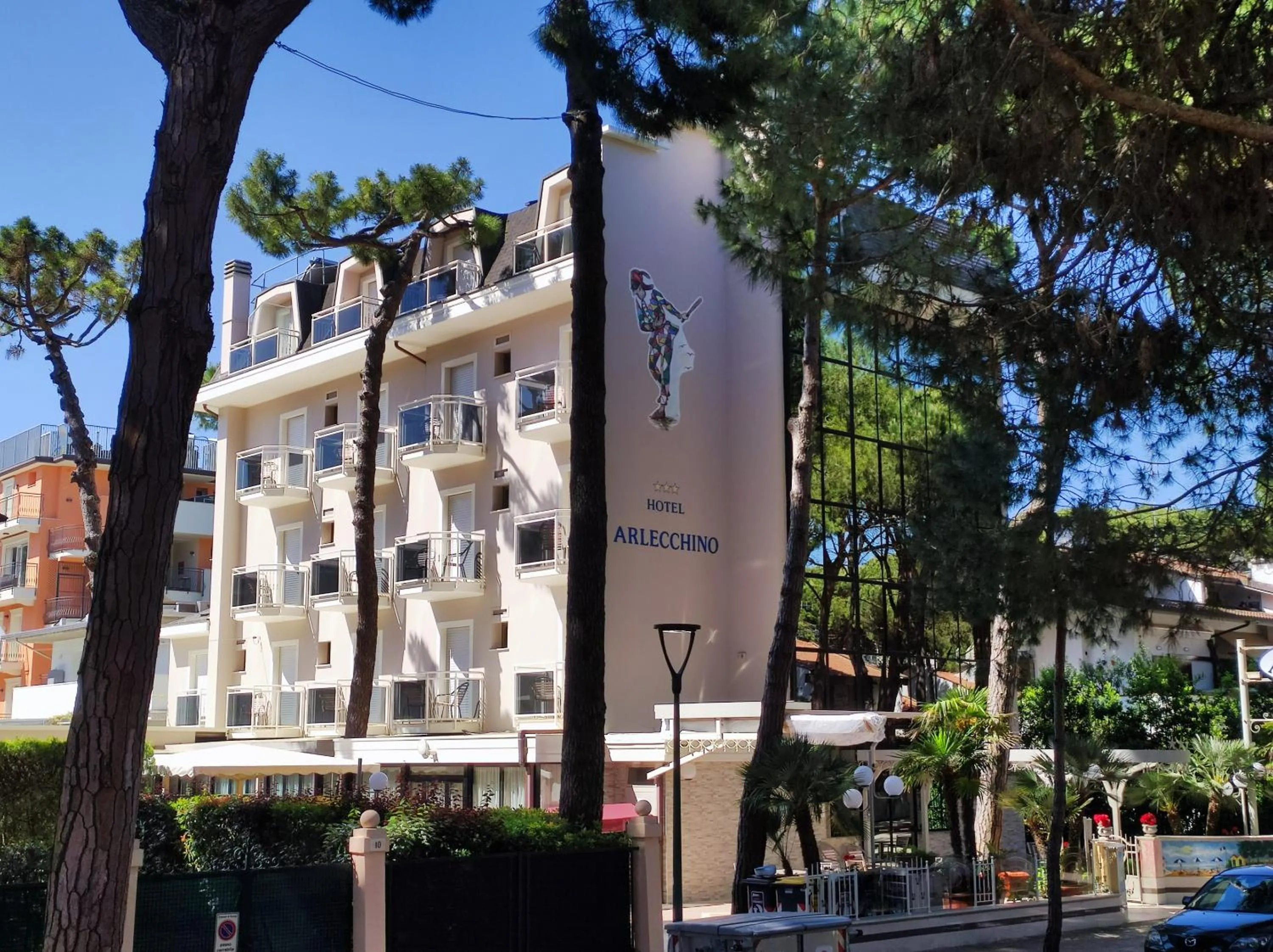 Property building in Hotel Arlecchino