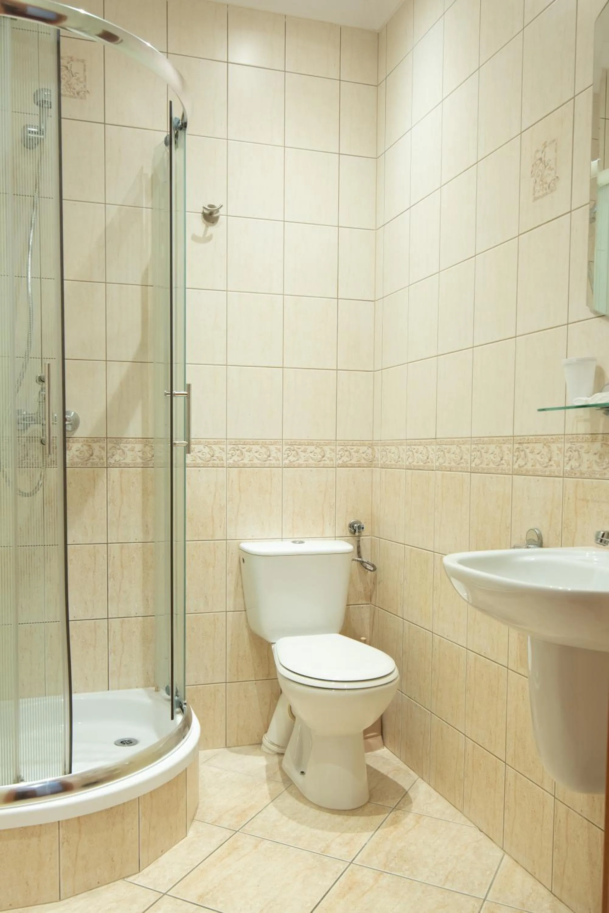 Shower in Hotel Texicana
