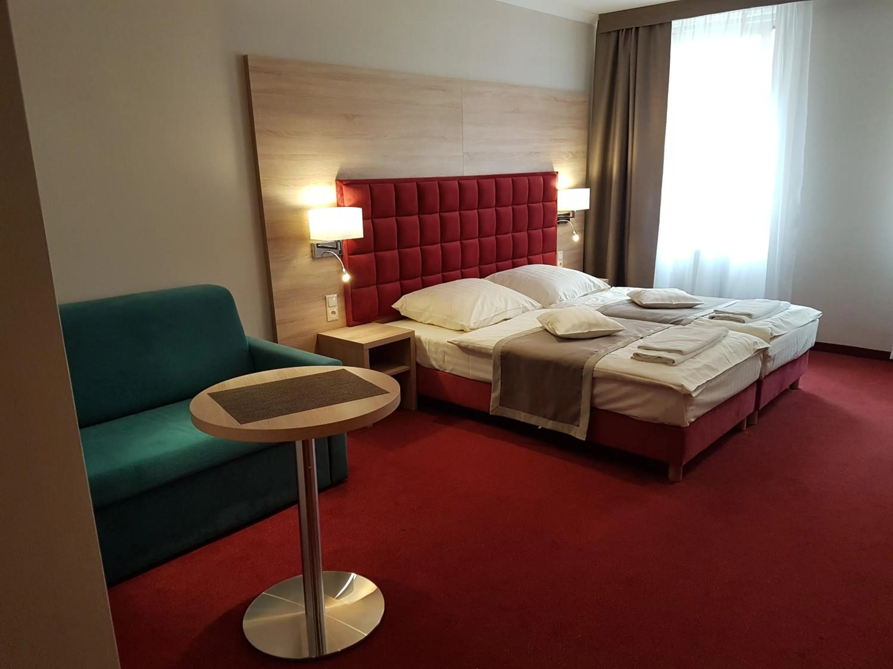 Bed in Hotel Texicana