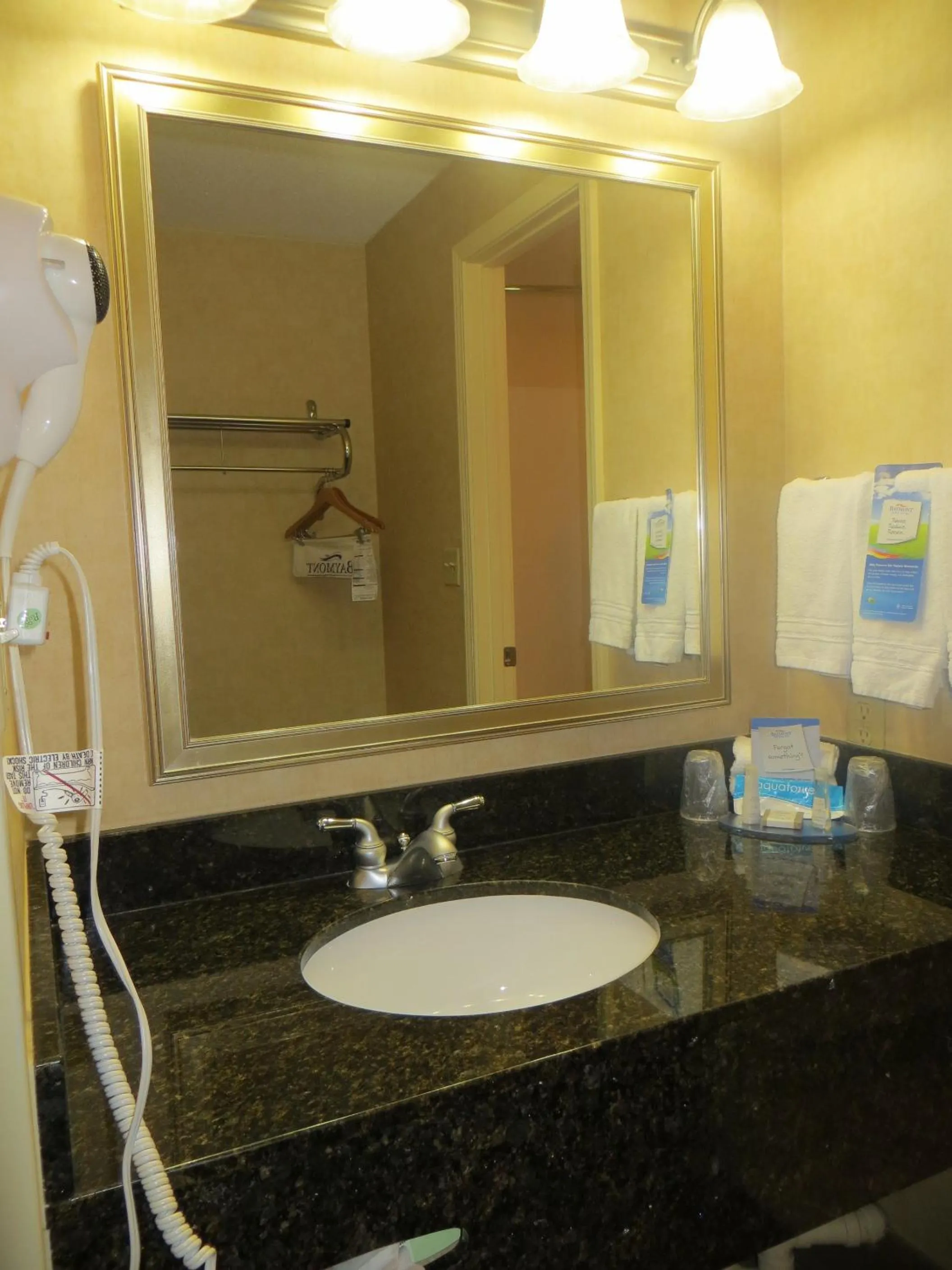 Bathroom in Baymont by Wyndham Indianapolis West