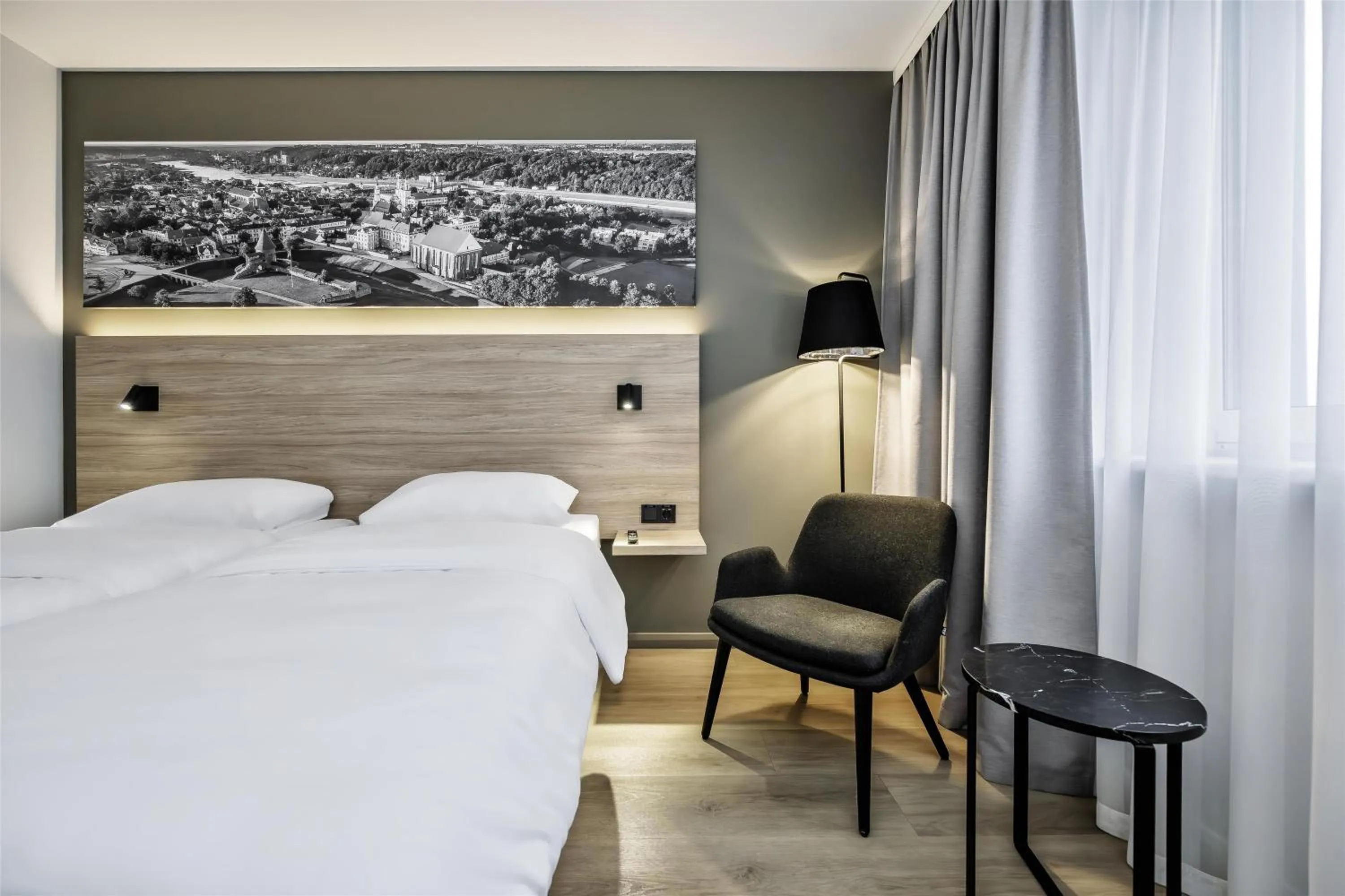 Bedroom, Bed in Park Inn by Radisson Vilnius Airport Hotel & Conference Centre