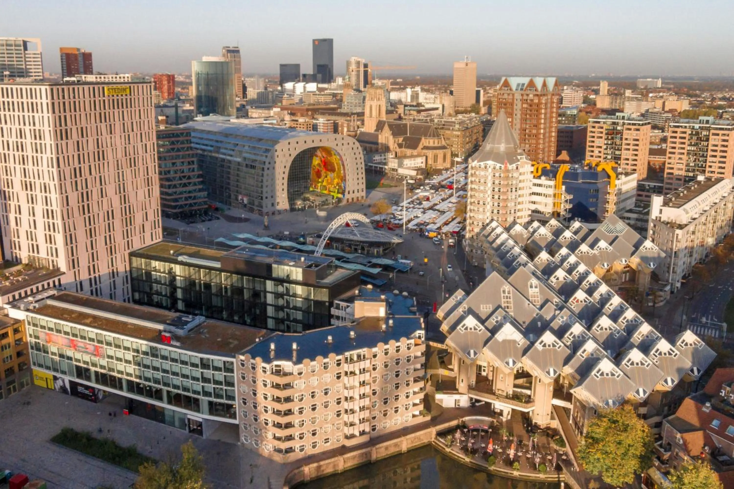 View (from property/room) in citizenM Rotterdam