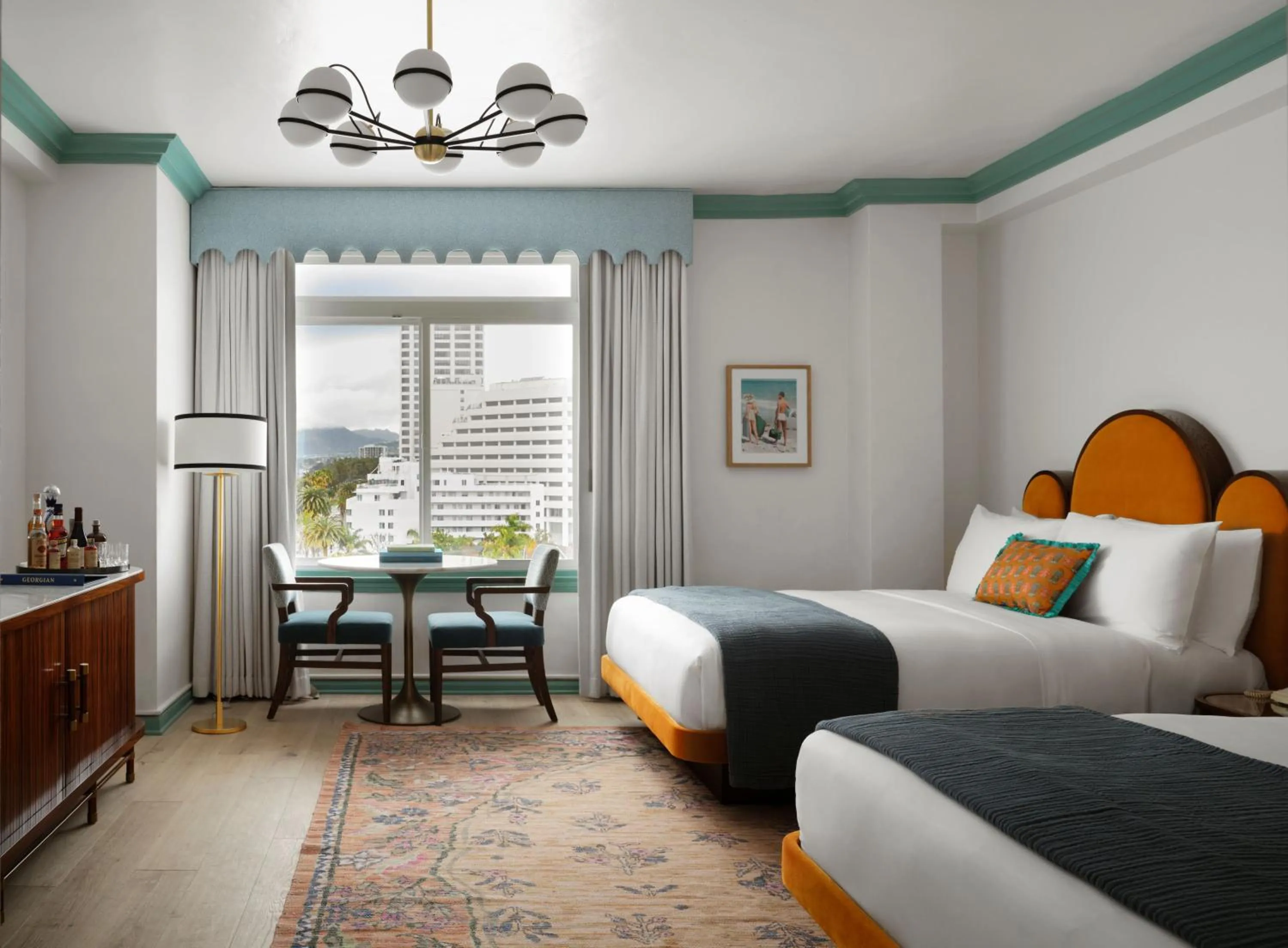 Bedroom, Bed in The Georgian Hotel