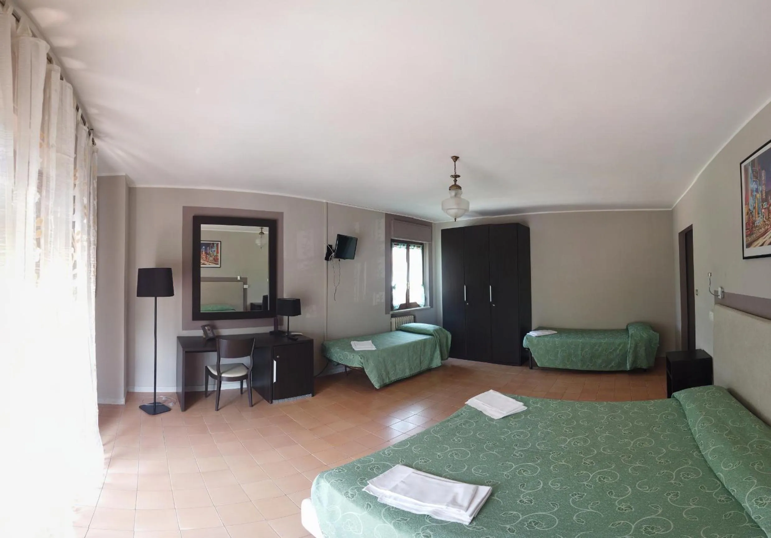 Bed in Hotel Cristina