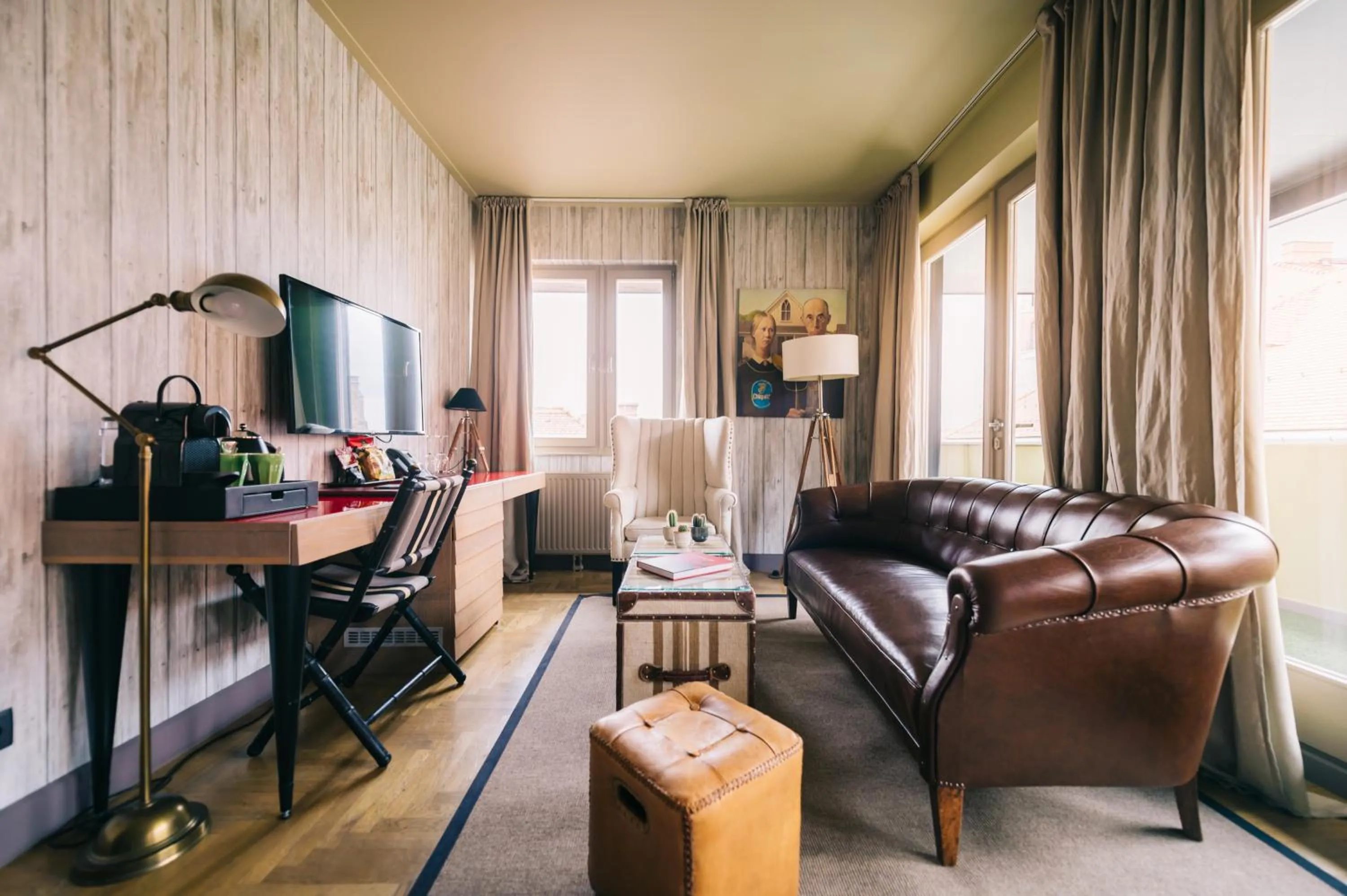 Living room in BALTAZÁR Boutique Hotel