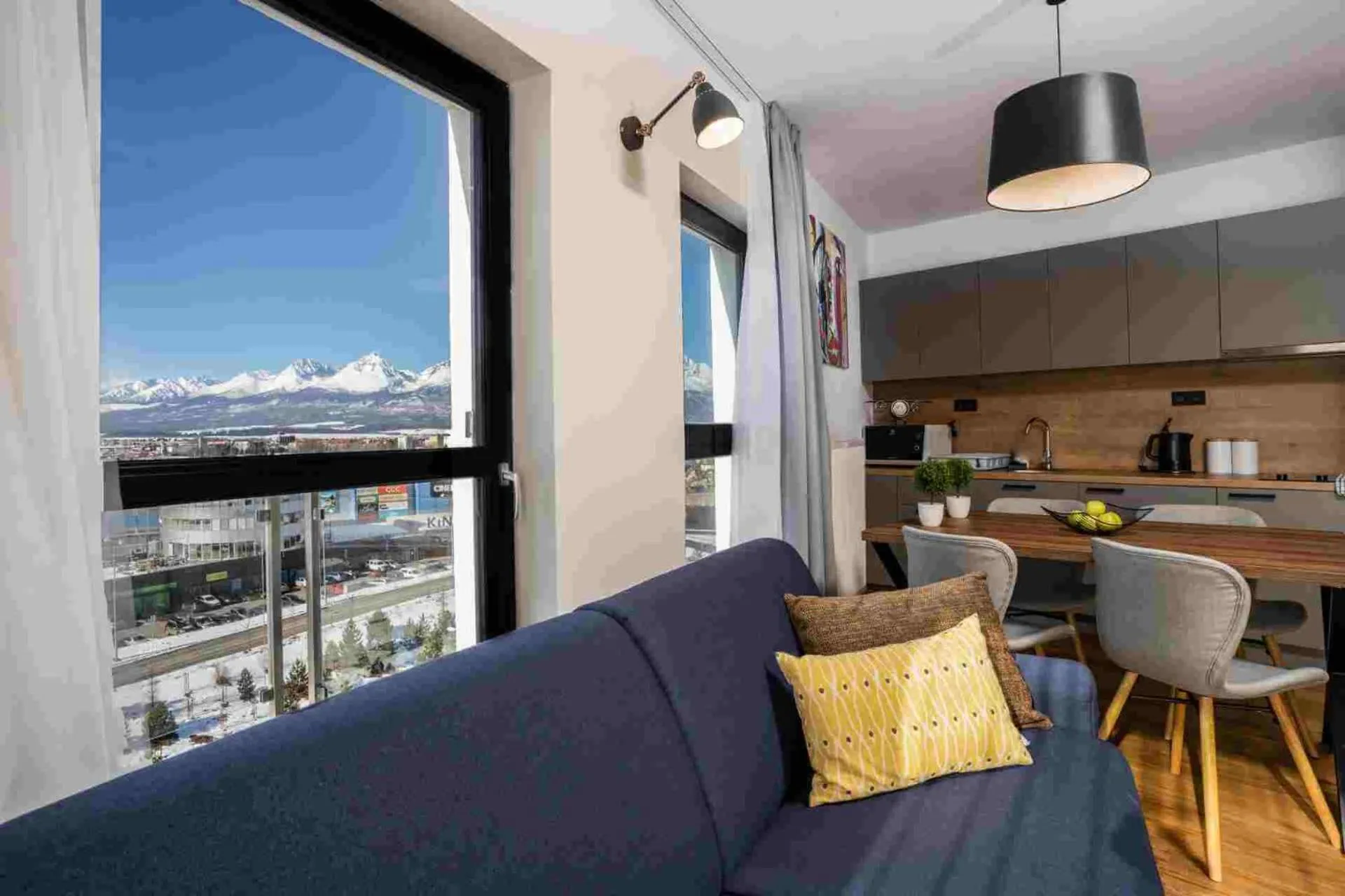 Kitchen or kitchenette in Hotel Mamut