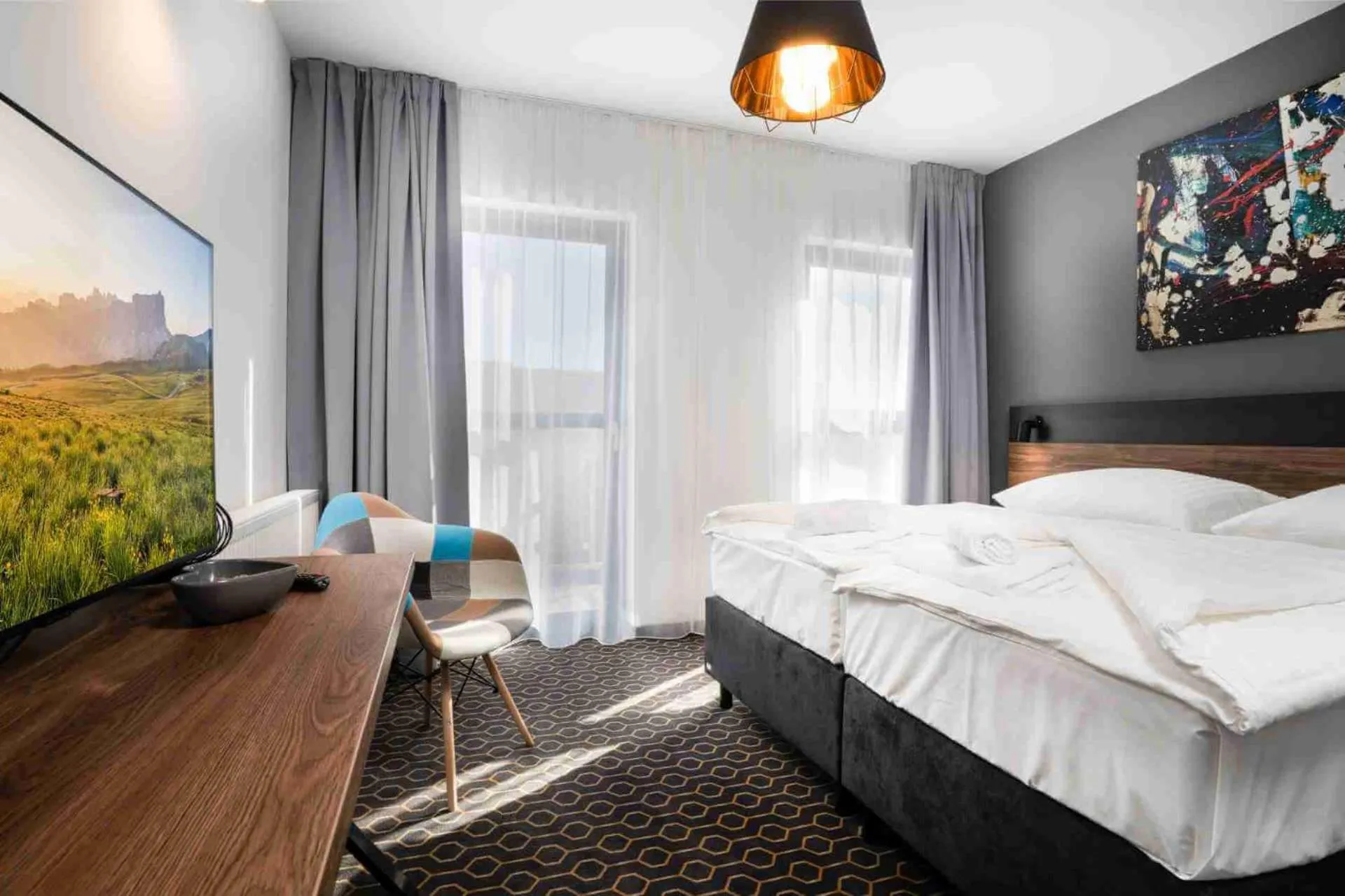 Photo of the whole room, Bed in Hotel Mamut