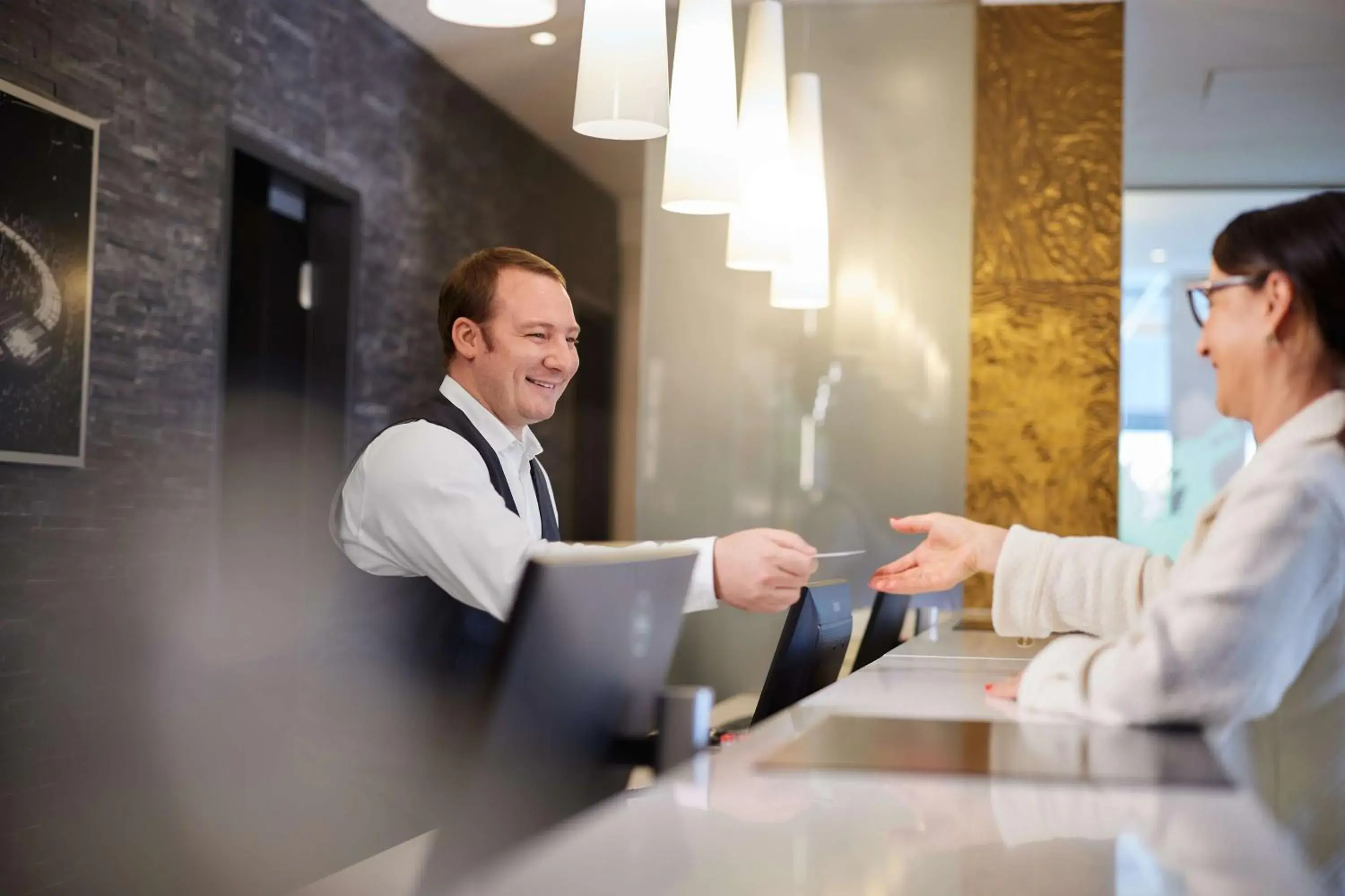 Lobby or reception in bigBOX ALLGAEU Hotel Lobby or reception in bigBOX ALLGAEU Hotel