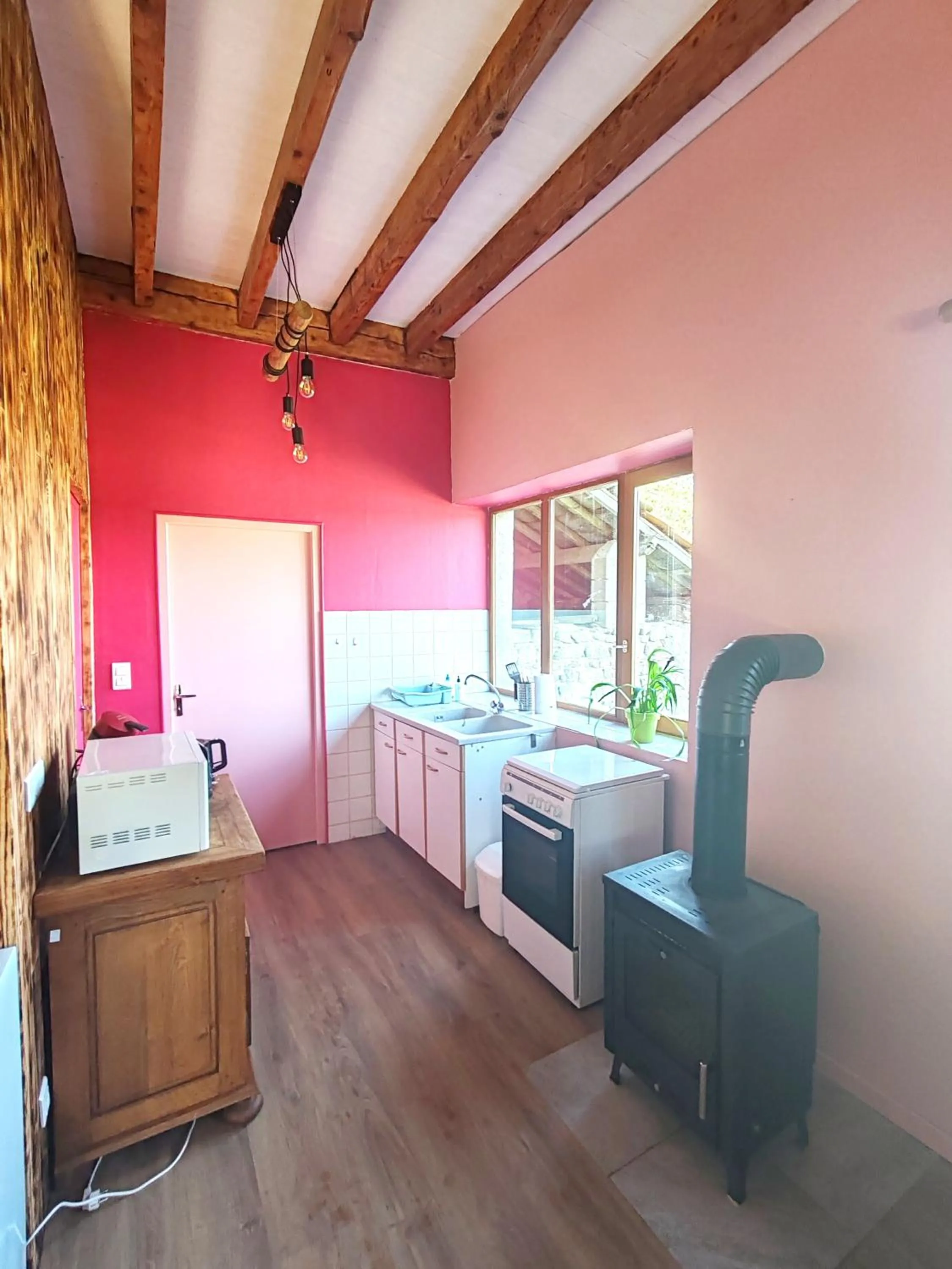 kitchen in Auberge du Précontent