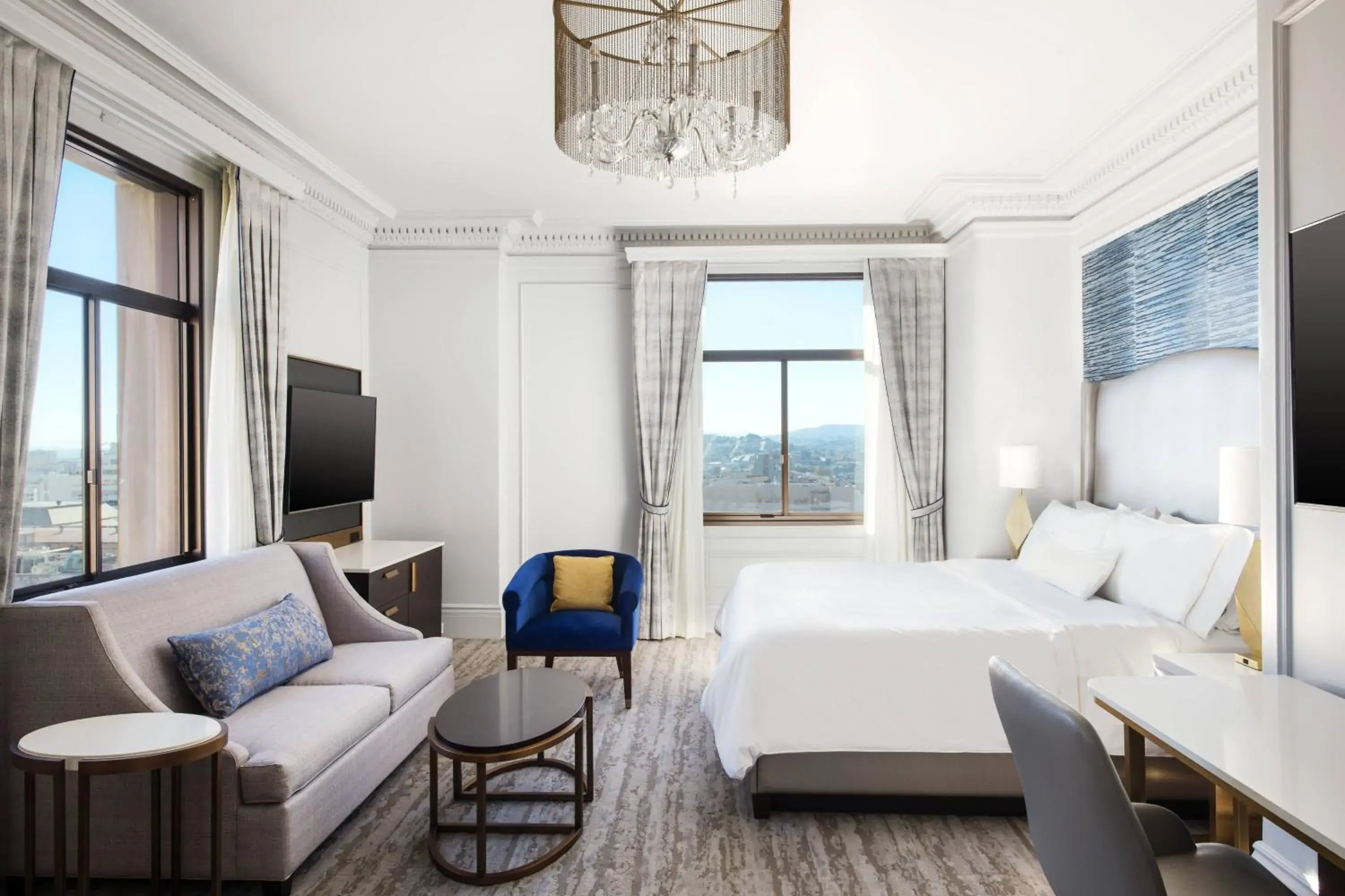 Grand Deluxe, Guest room, 1 King, Union Square view in The Westin St. Francis San Francisco on Union Square Grand Deluxe, Guest room, 1 King, Union Square view in The Westin St. Francis San Francisco on Union Square