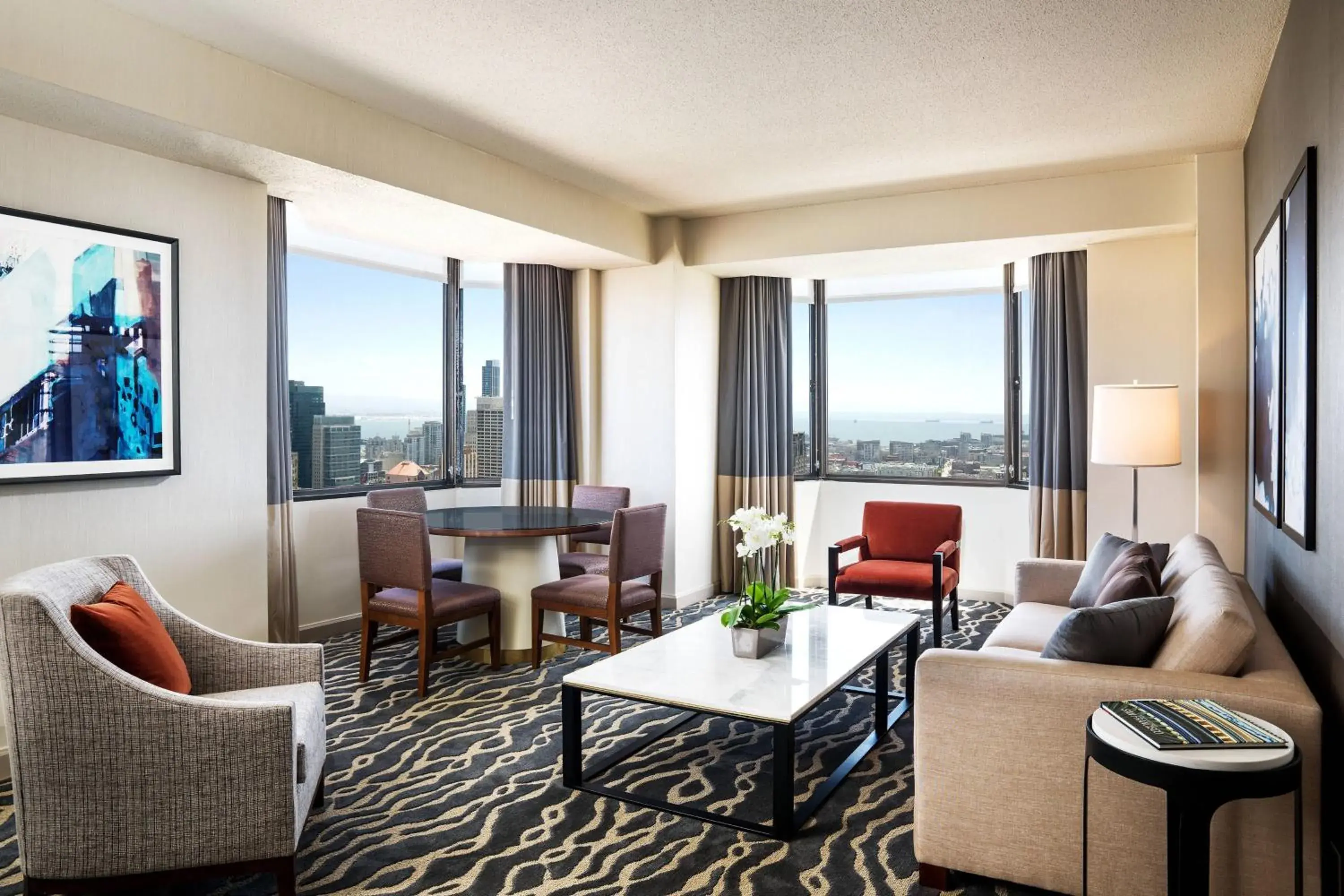 City View Suite, 1 Bedroom Larger Suite, 1 King, City view in The Westin St. Francis San Francisco on Union Square City View Suite, 1 Bedroom Larger Suite, 1 King, City view in The Westin St. Francis San Francisco on Union Square