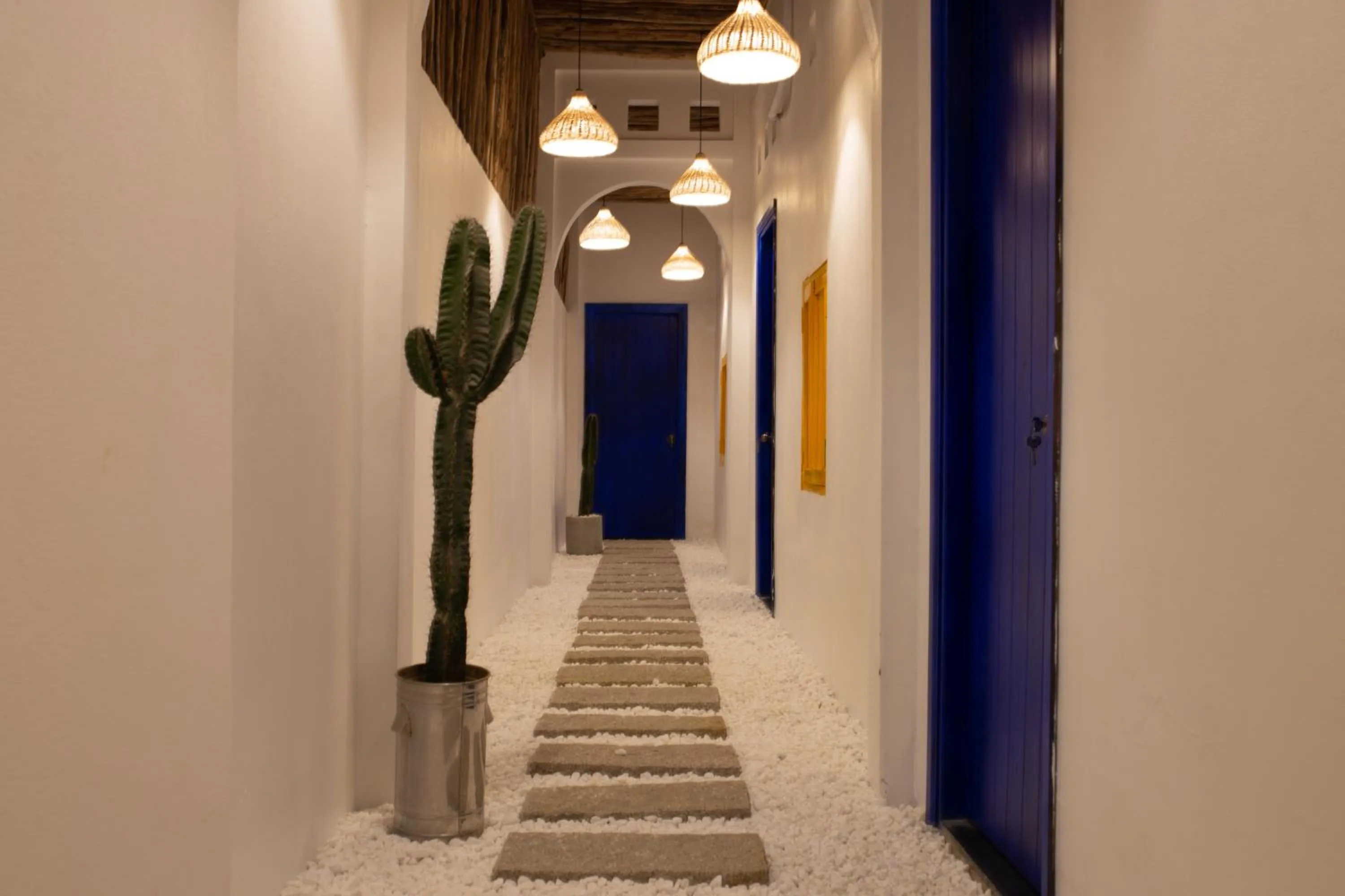 Facade/entrance in Hacoda Homestay