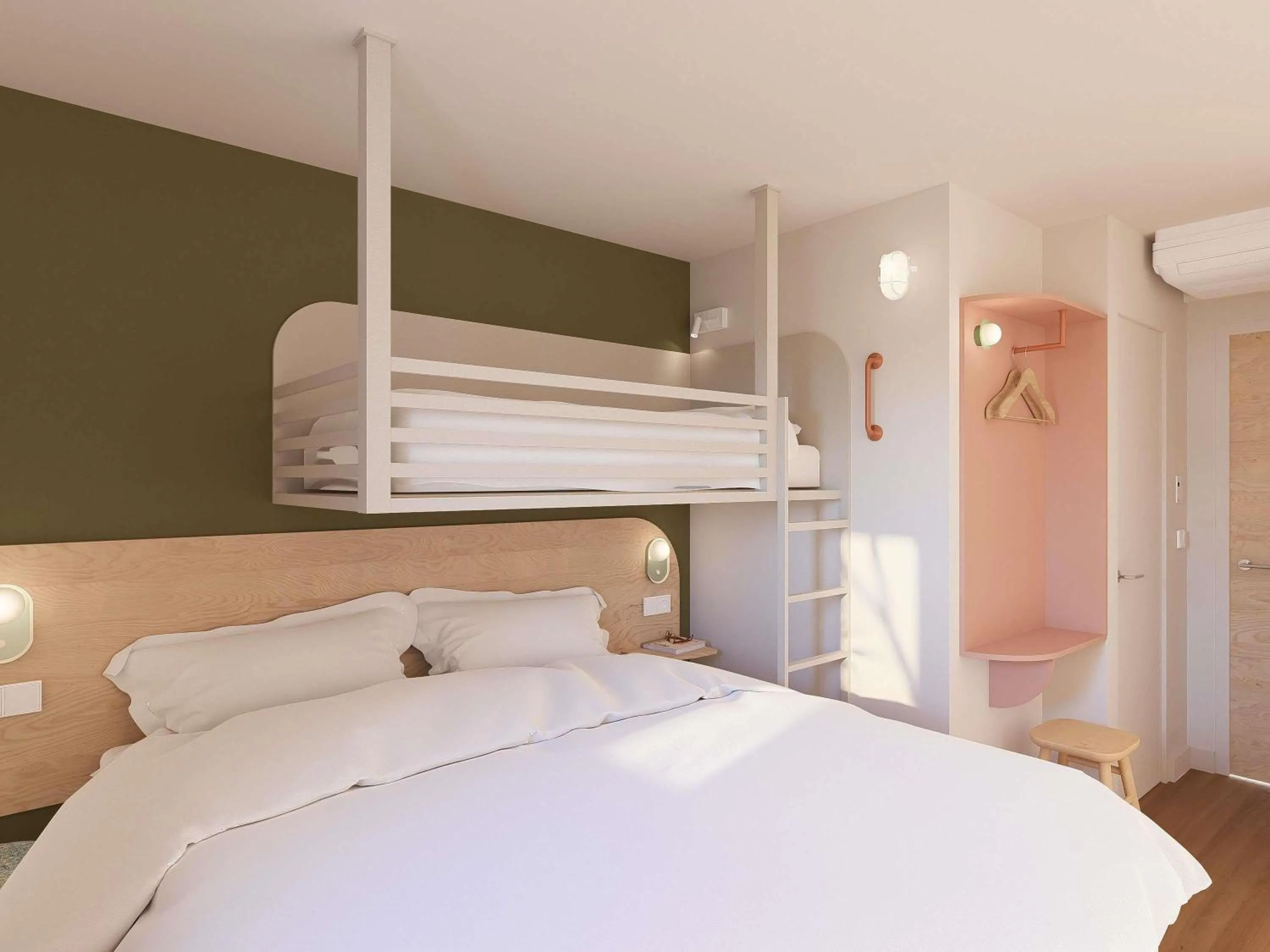 Property building, Bed in greet Hôtel Prévessin Genève Aéroport