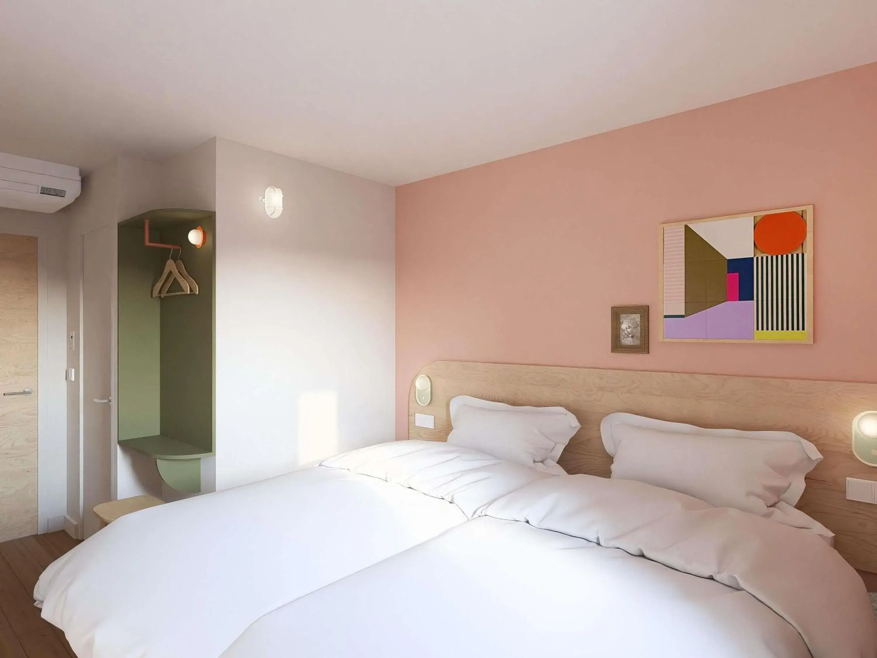 Property building, Bed in greet Hôtel Prévessin Genève Aéroport Property building, Bed in greet Hôtel Prévessin Genève Aéroport