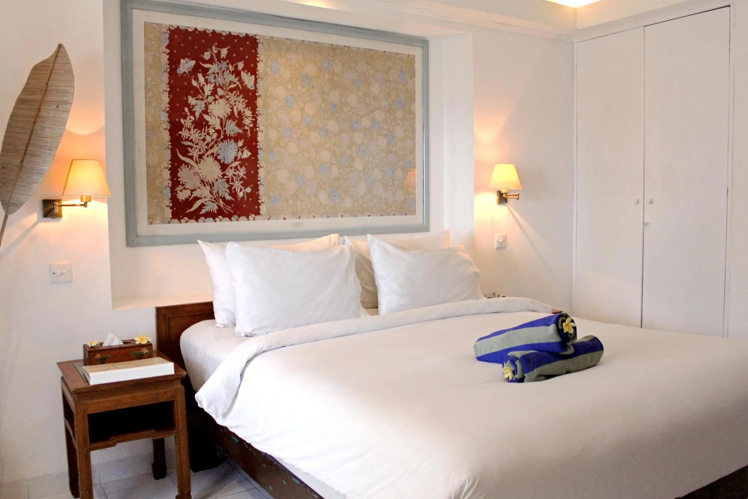 Bed in Lotus Bungalows