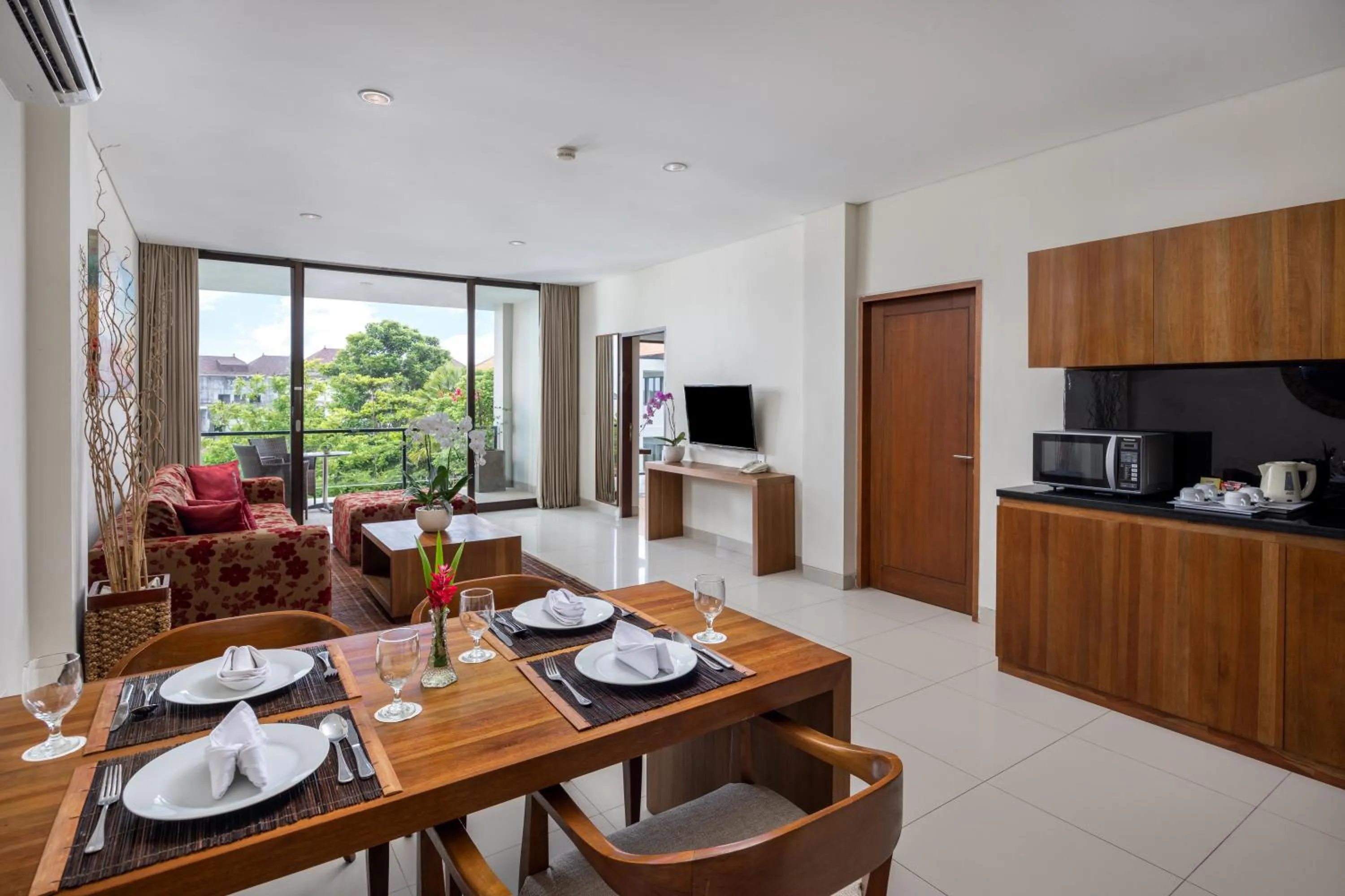 Living room in Taksu Sanur Hotel