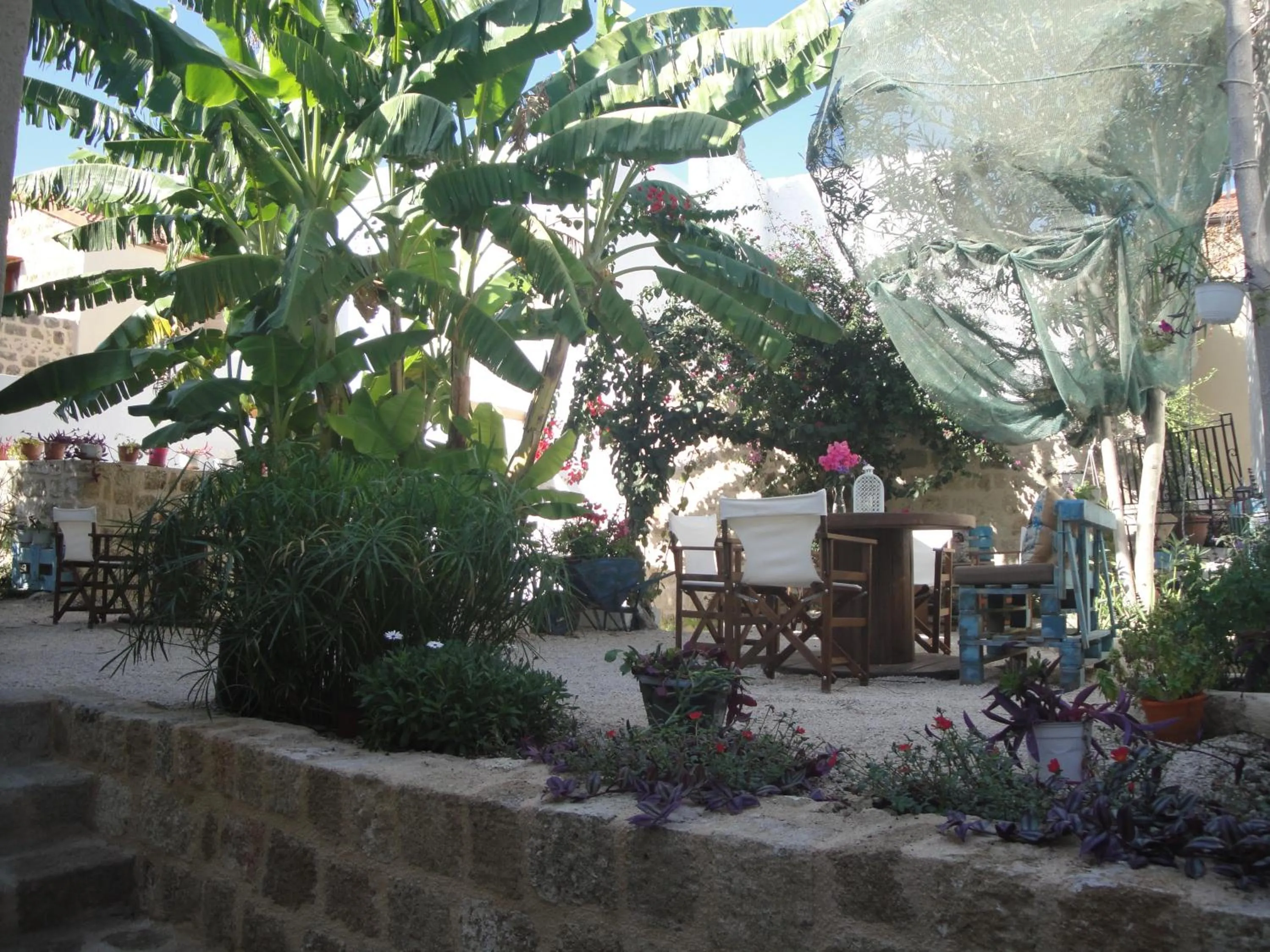 Garden in Medieval Inn