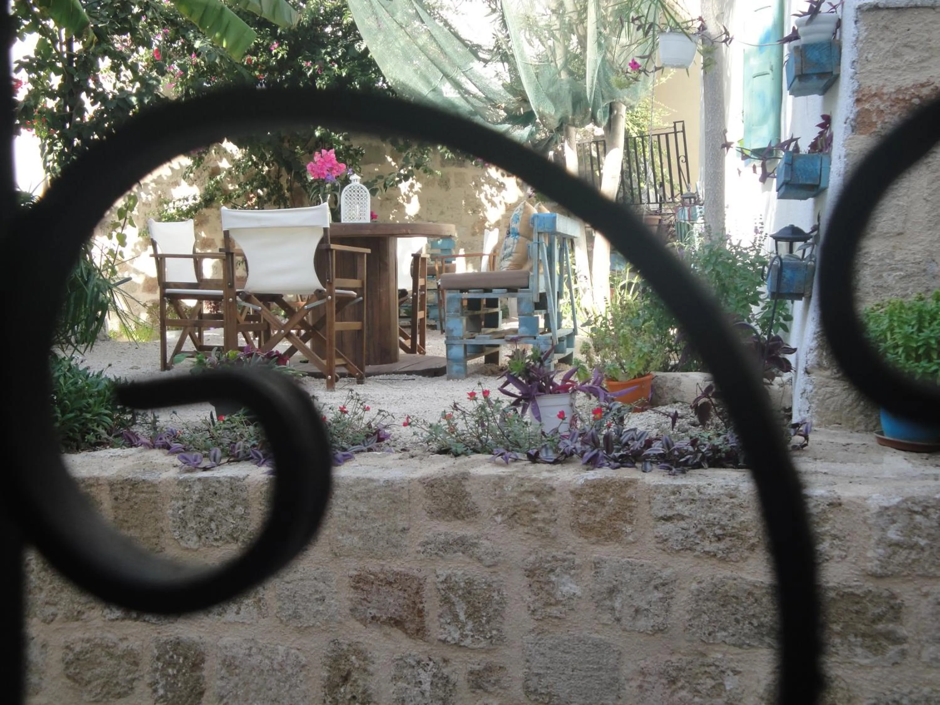 Garden in Medieval Inn
