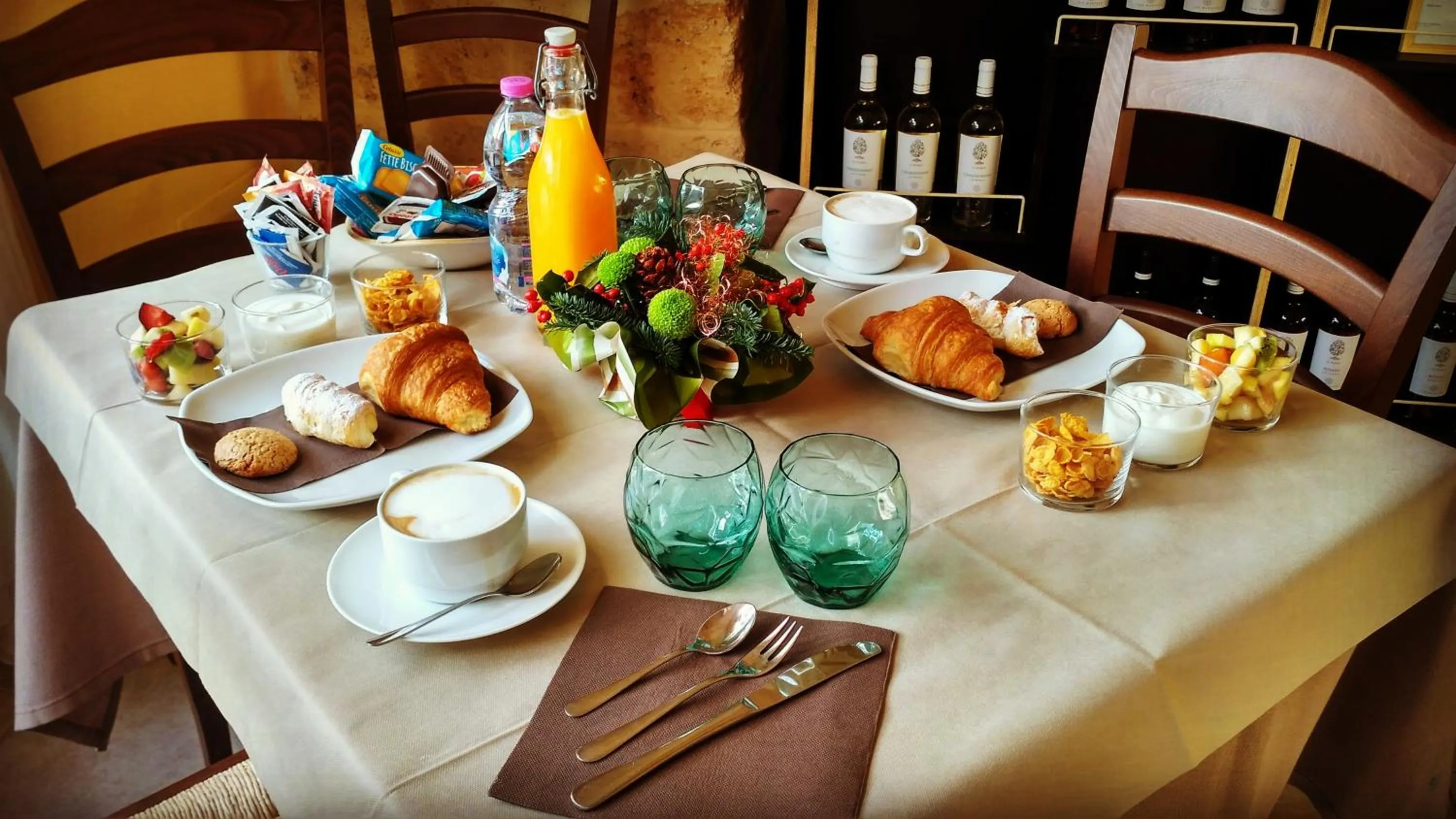 Food and drinks in Masseria Nuova