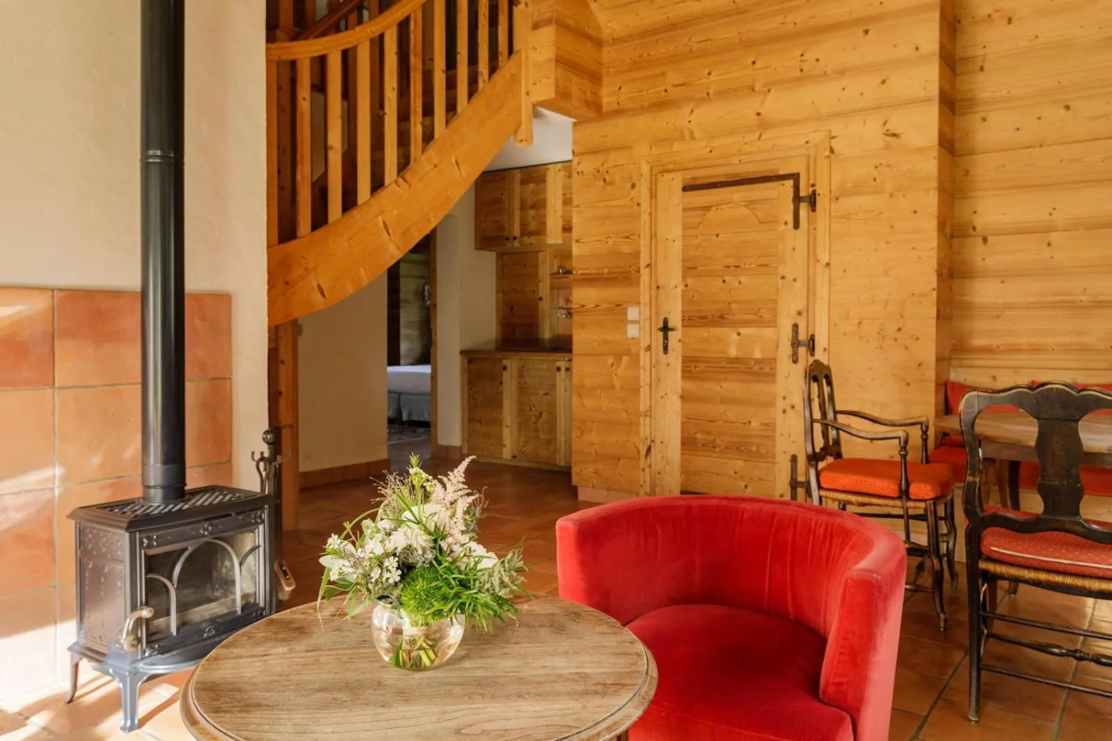 Living room in La Verniaz et ses Chalets