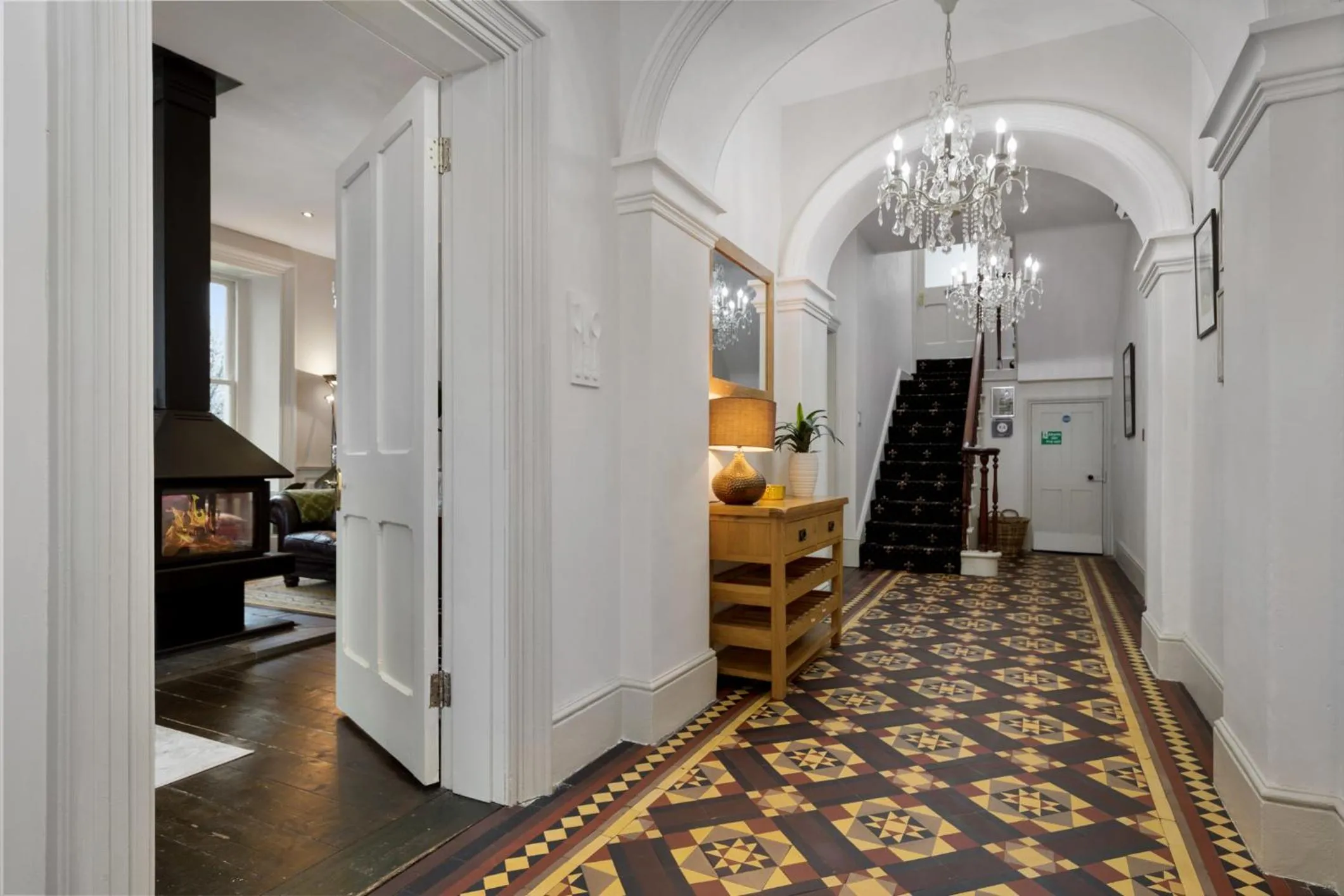 Lobby or reception, Bed in Caemorgan Mansion