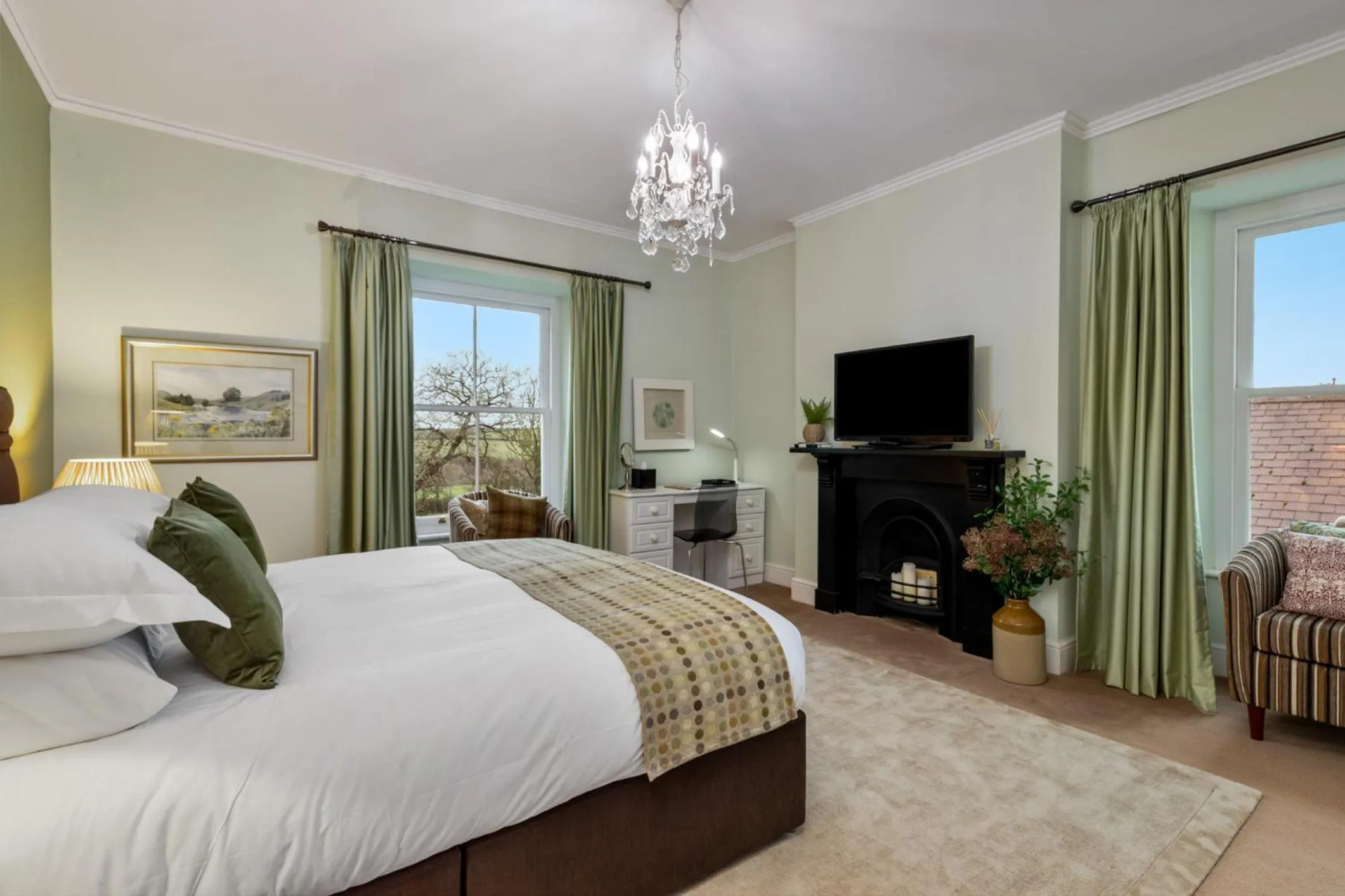 Bed in Caemorgan Mansion