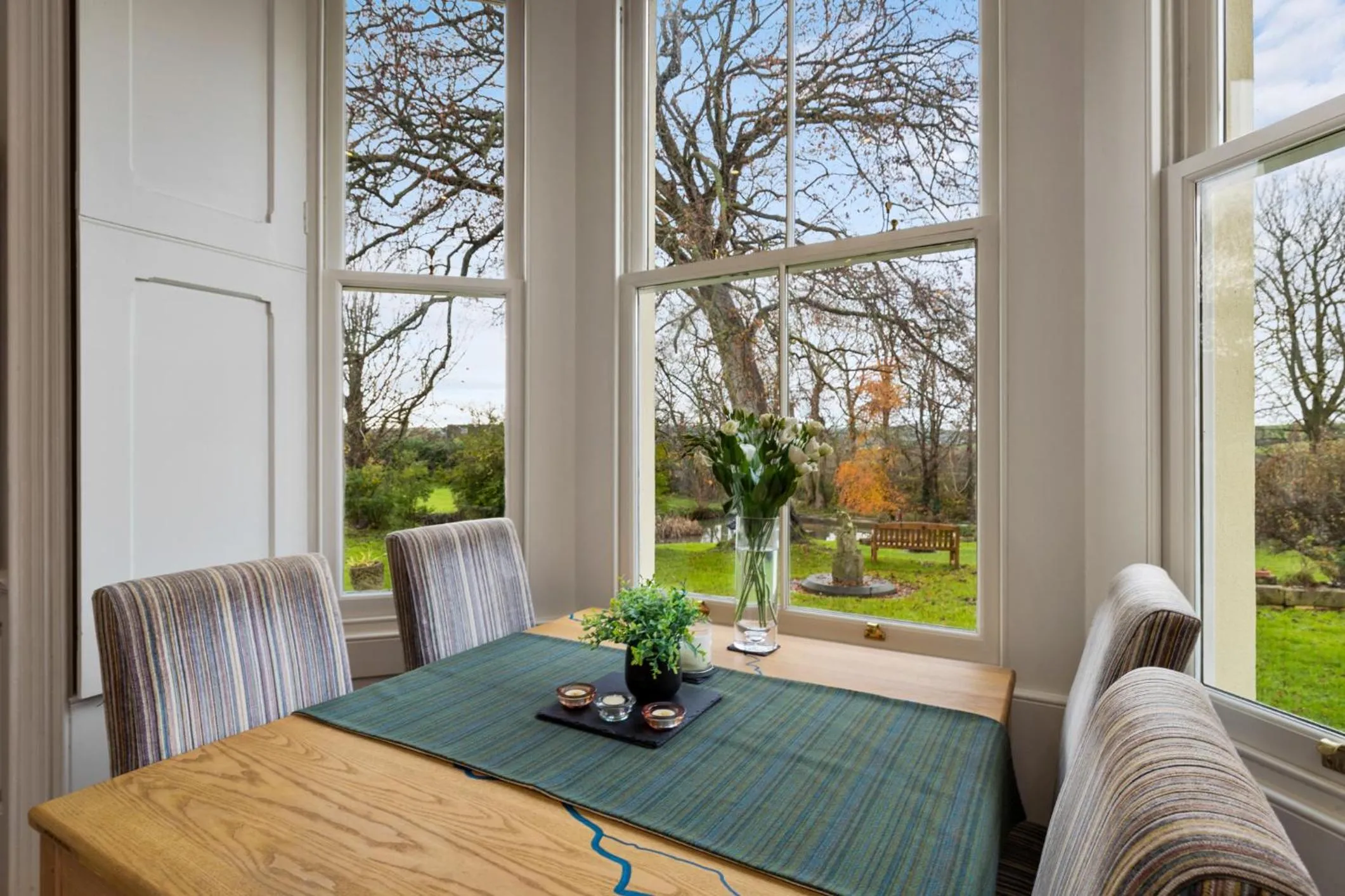 Dining area in Caemorgan Mansion