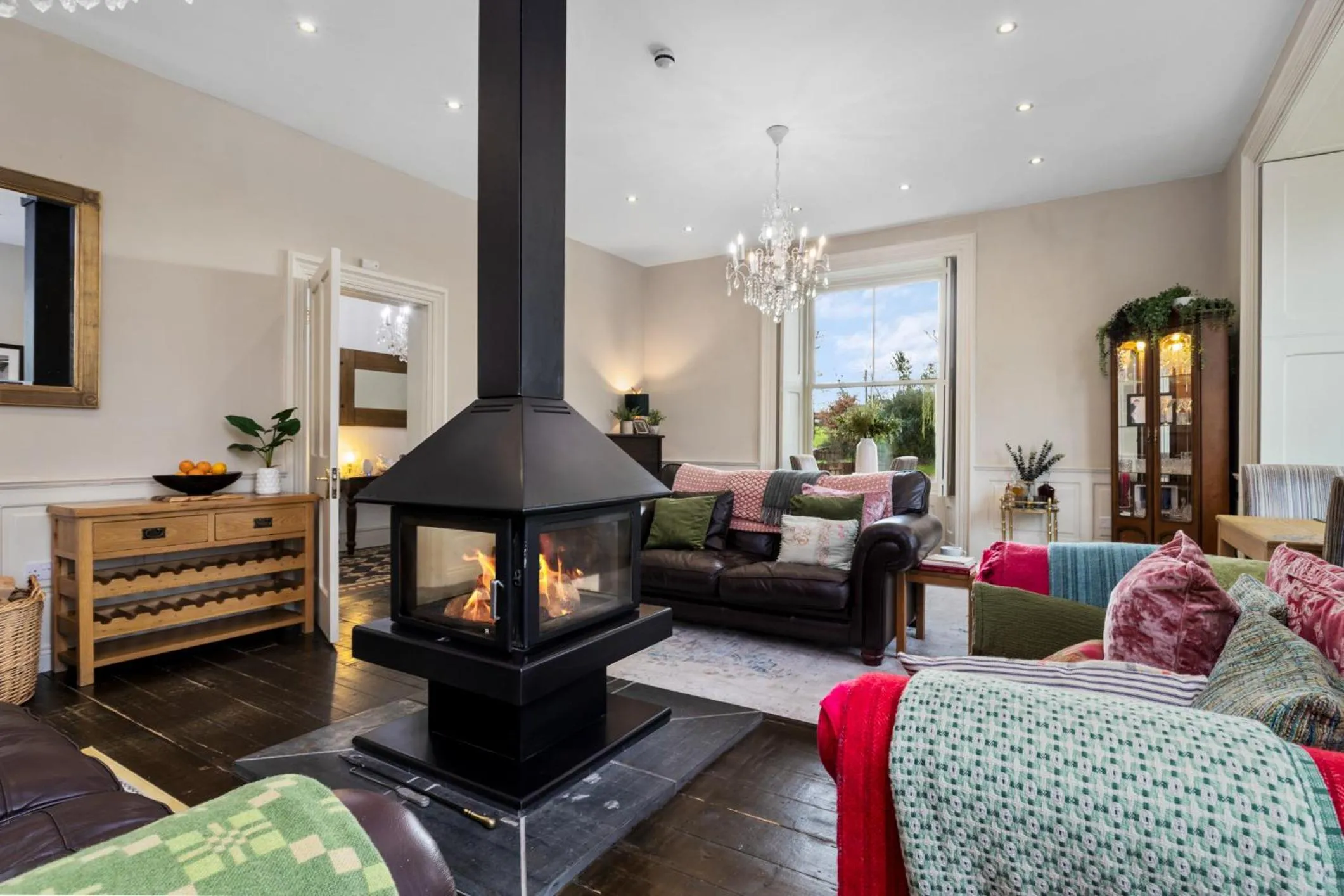 Living room in Caemorgan Mansion