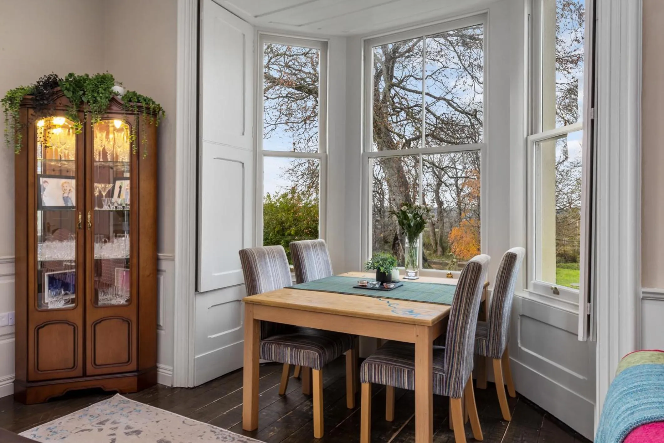 Dining area in Caemorgan Mansion