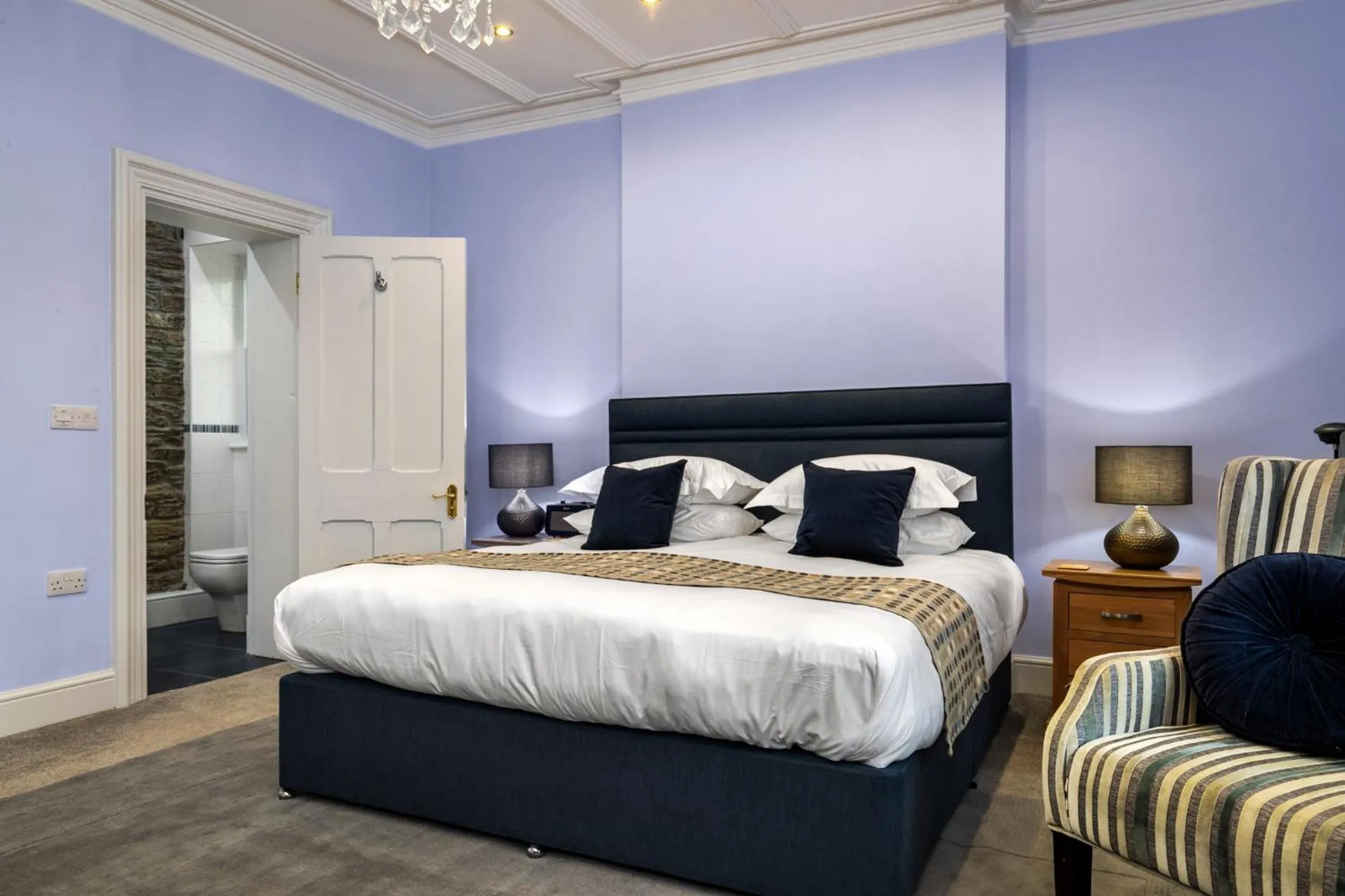 Bed in Caemorgan Mansion