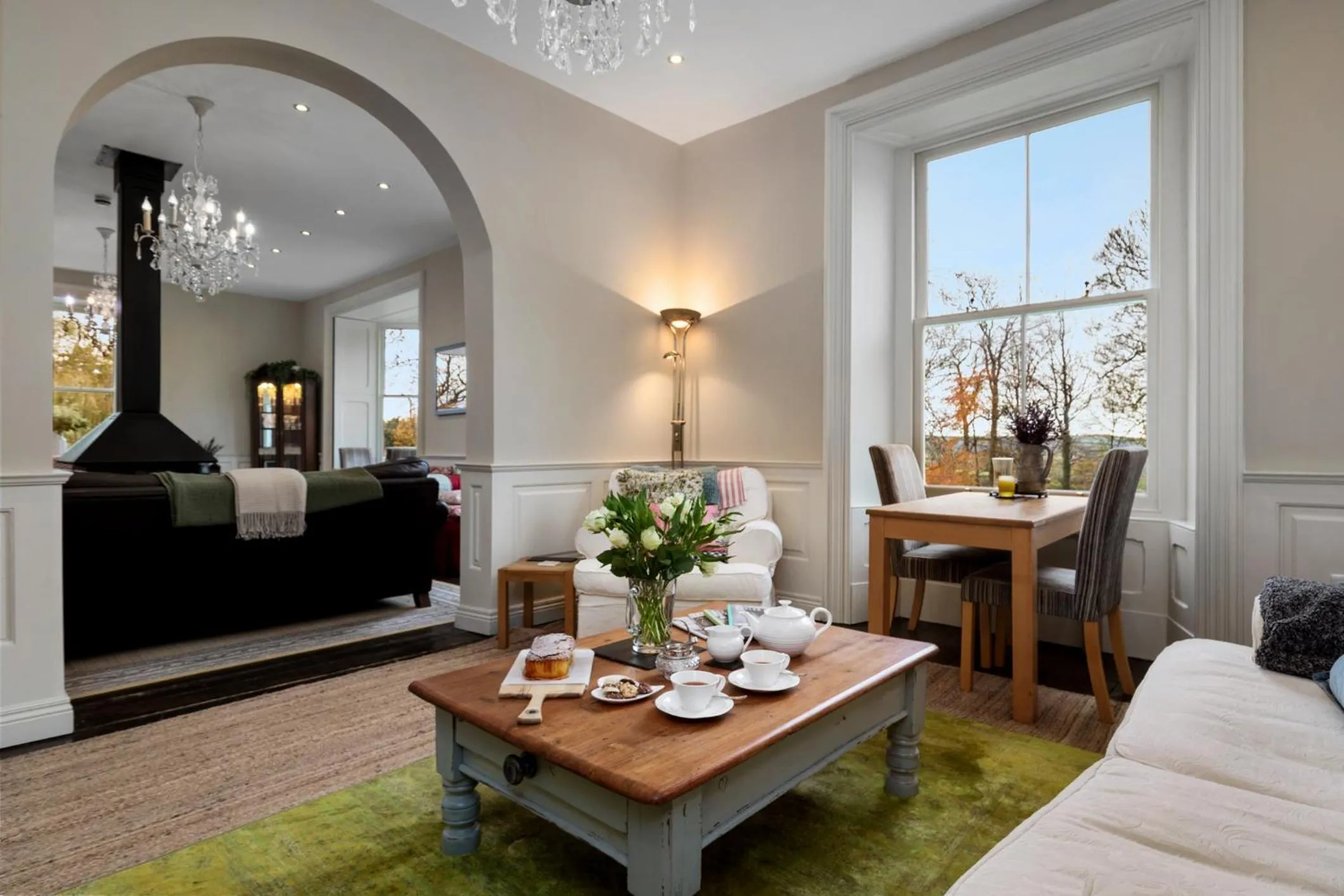 Living room in Caemorgan Mansion